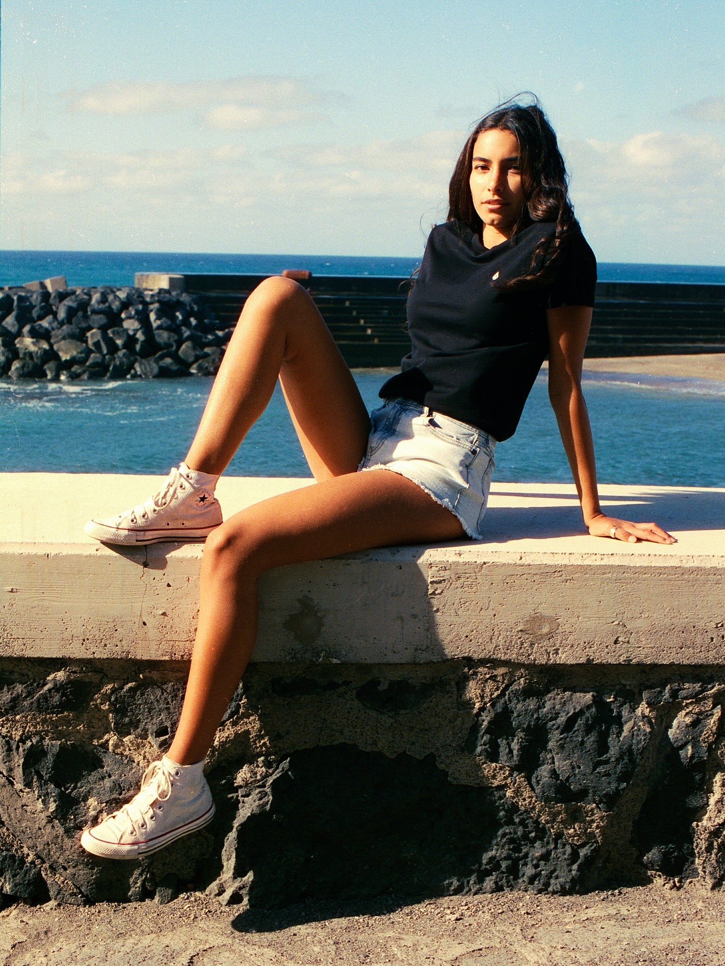 1991 Stoned Denim Shorts - ALLOVER STONE LIGHT - Image 3