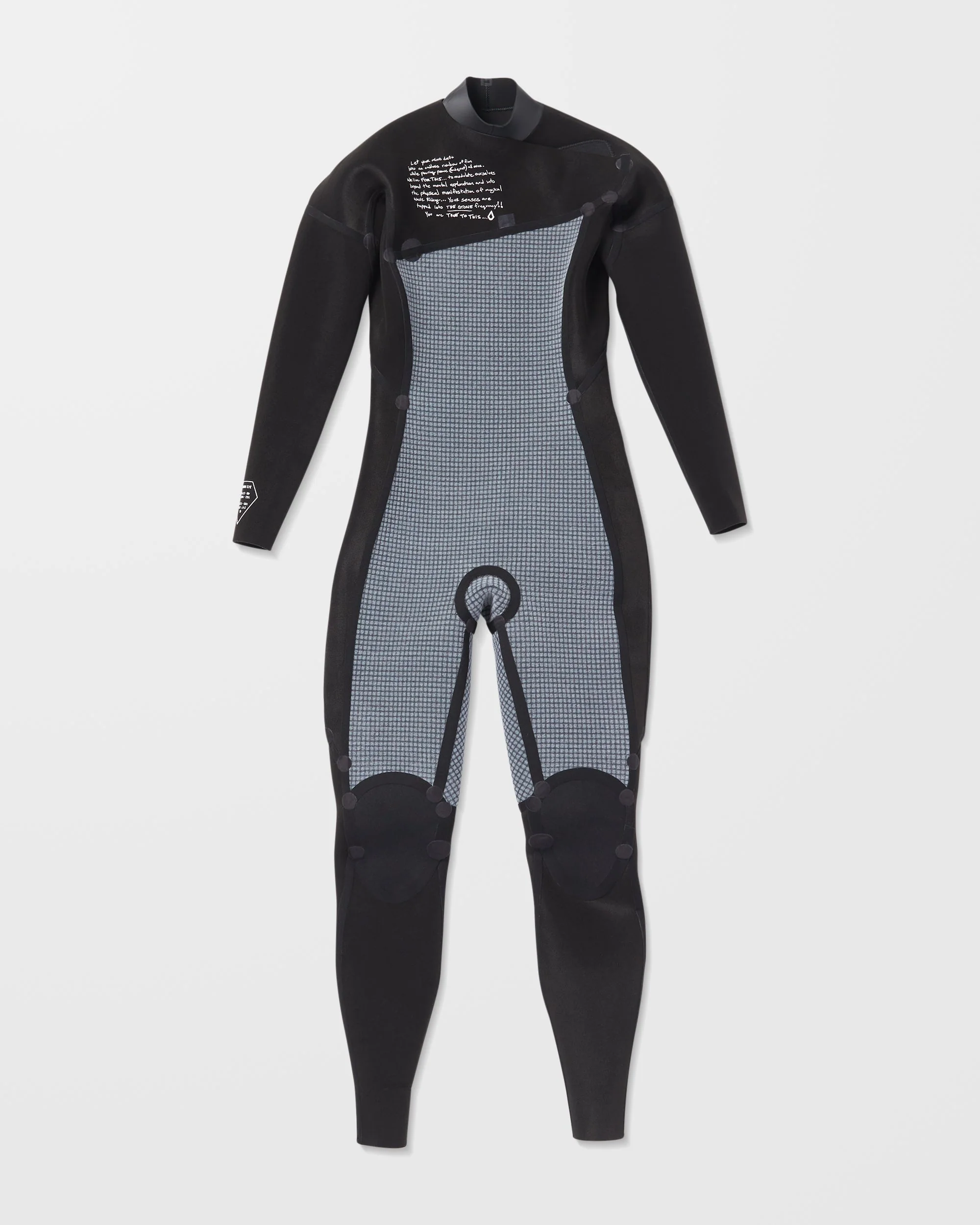 4/3Mm Chest Zip Neoprenanzug - Black - Image 11
