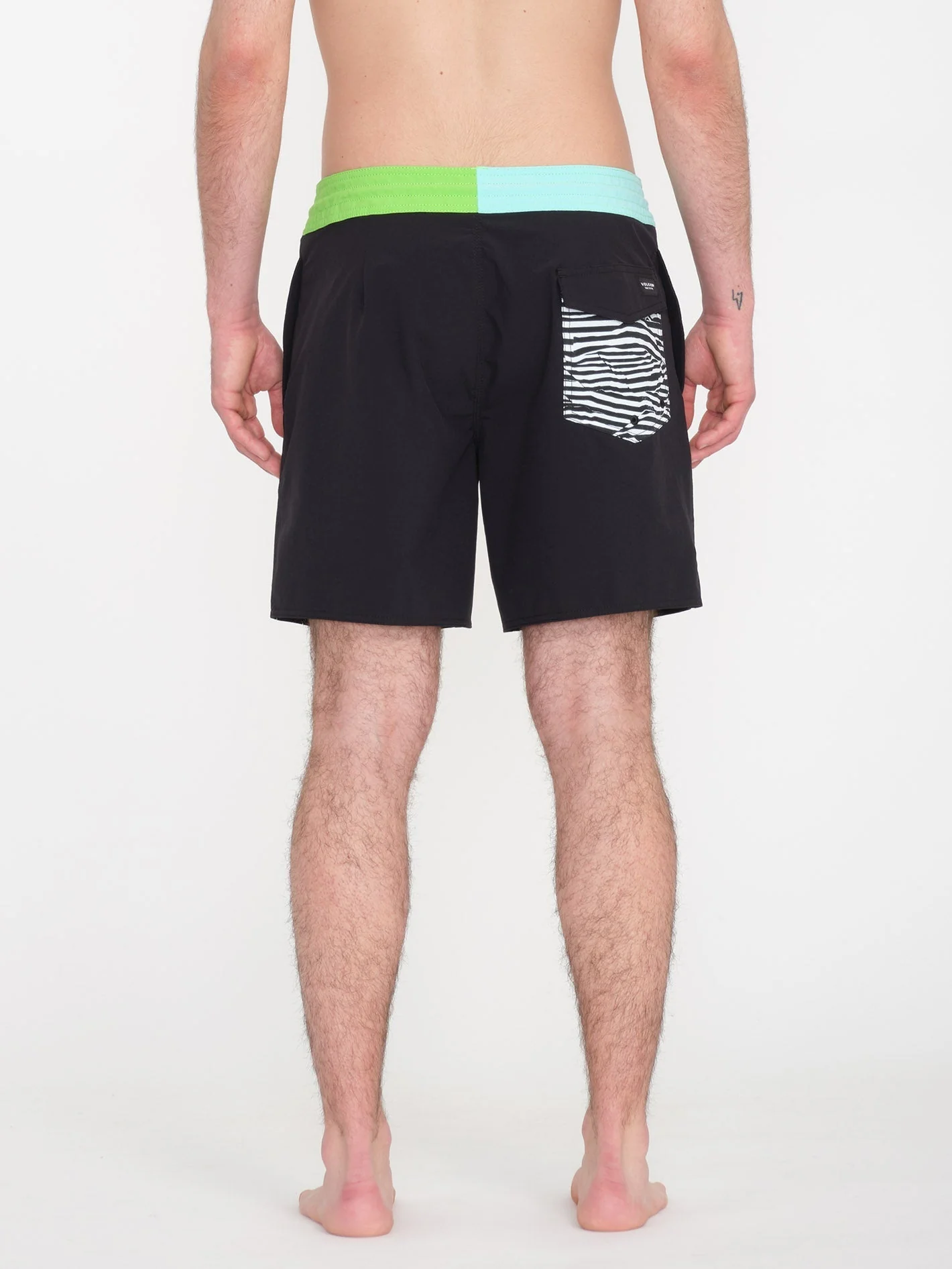 About Time Liberators 17" Boardshort - BLACK - Image 2