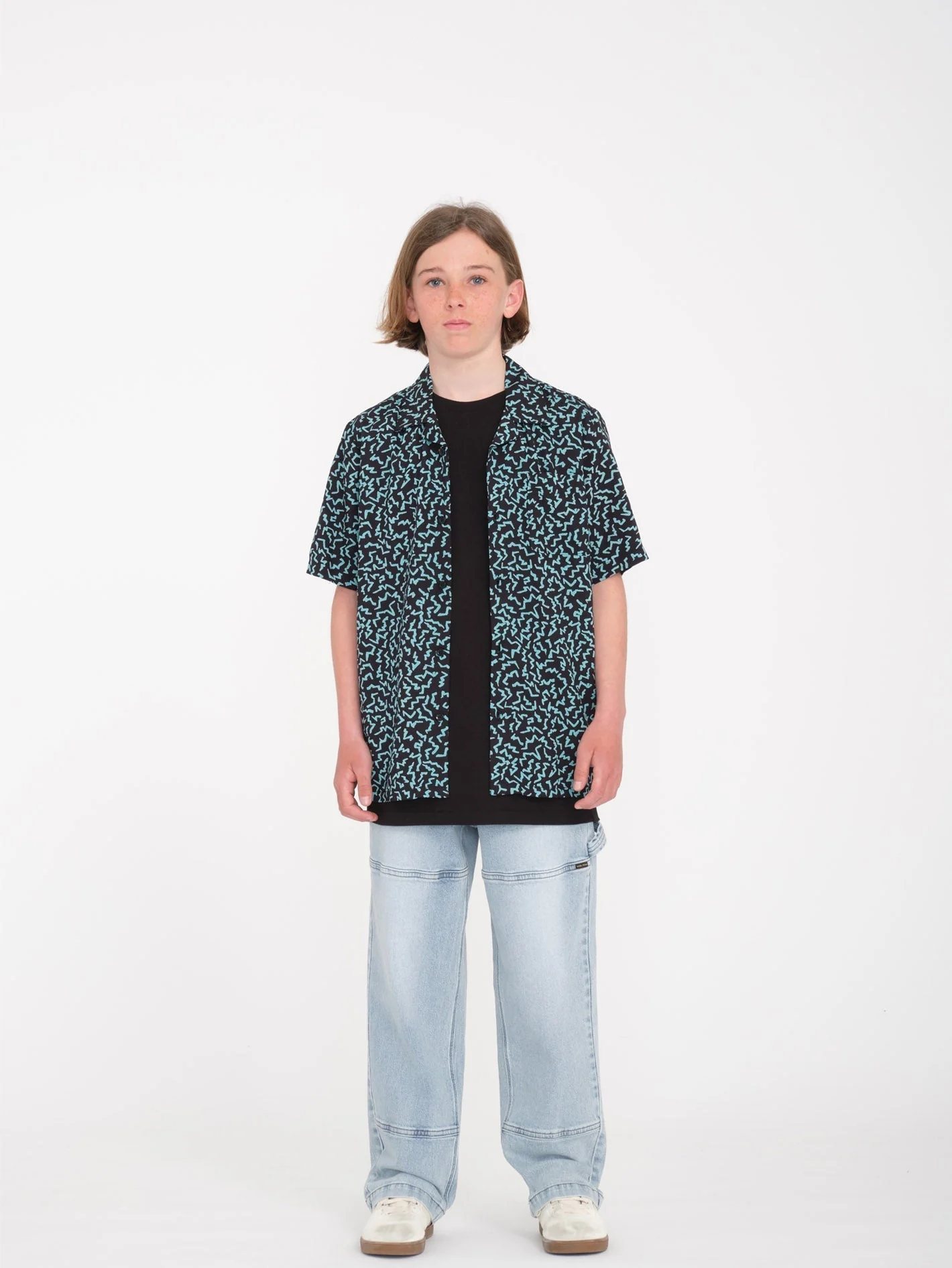 Asphalt Beach Shirt - BLACK  - (KINDER) - Image 3