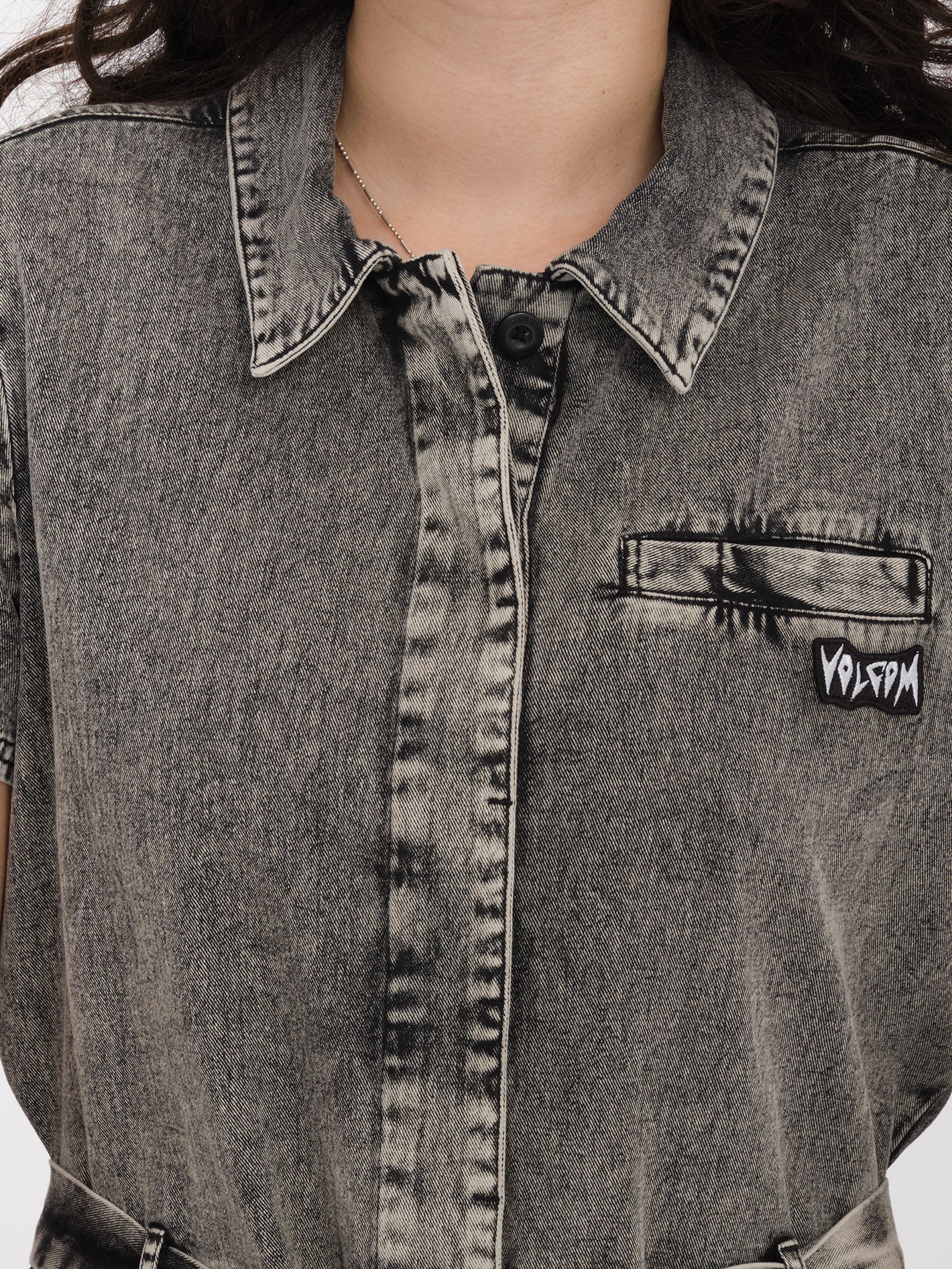 Asphalt Romper - BLACK - Image 5