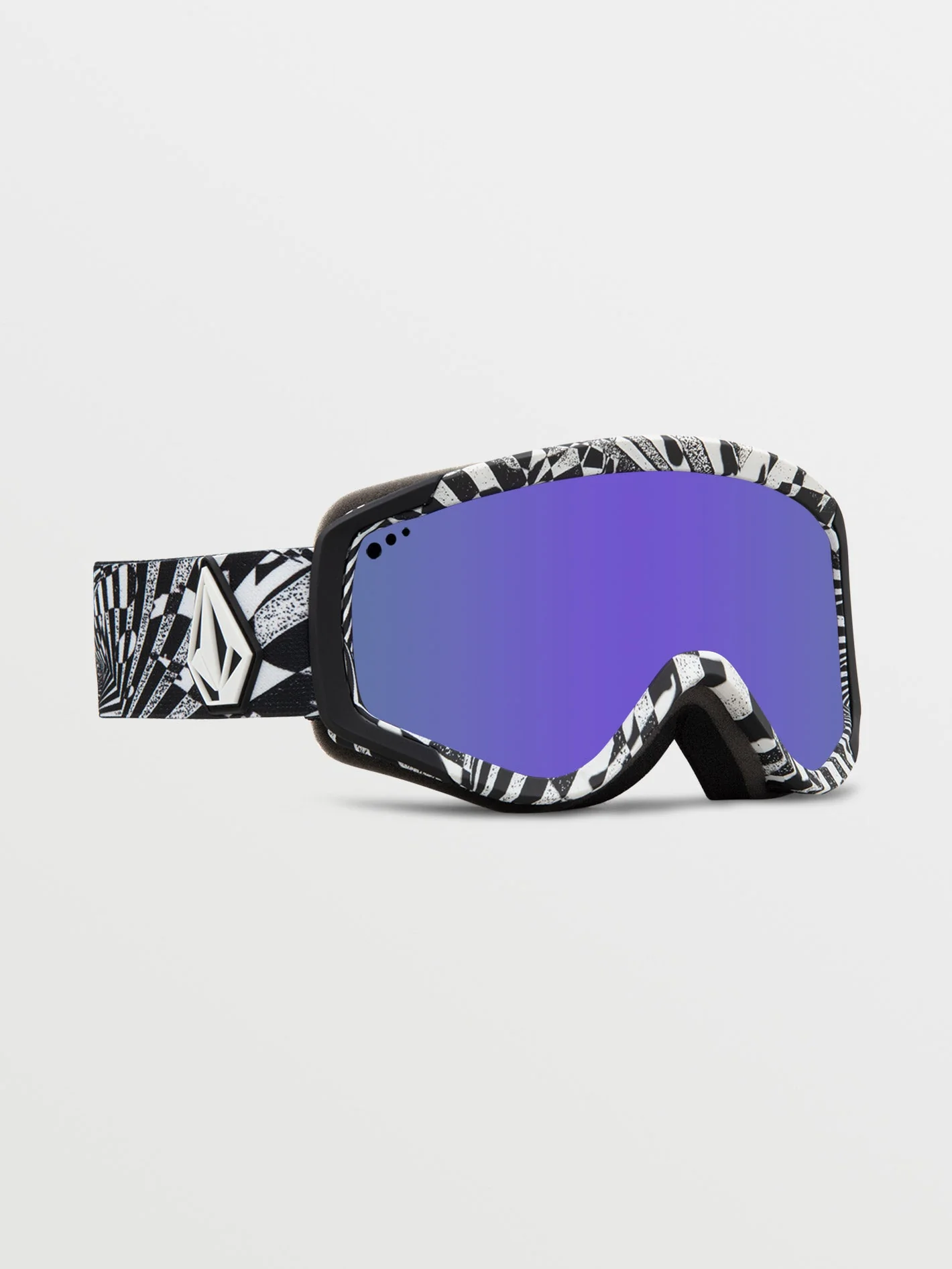 Attunga Youth Op Art Goggle (+ Bonus Lens - Yellow) - PURPLE CHROME - (KINDER)