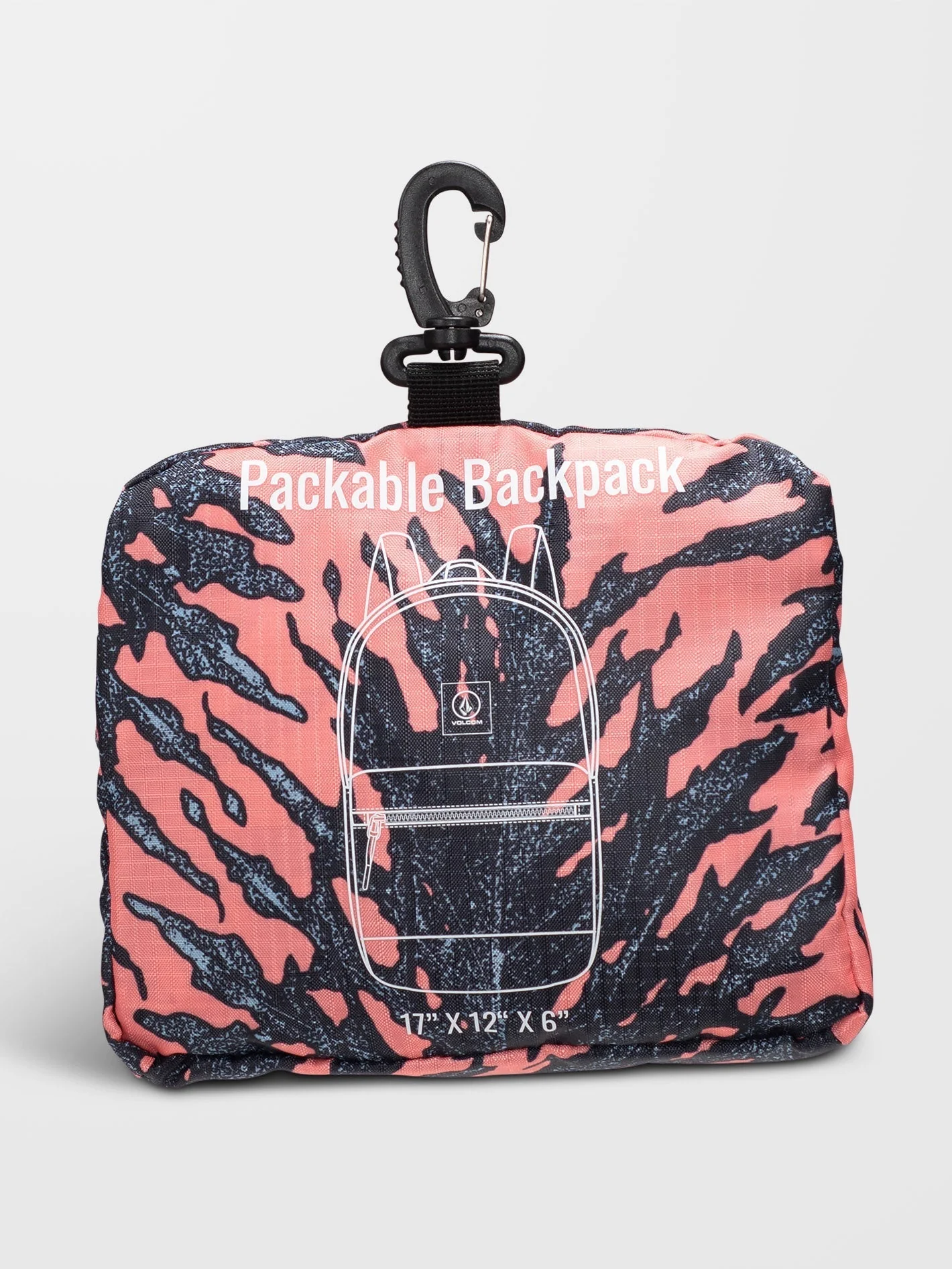 Packable Rucksack - CORAL - Image 2