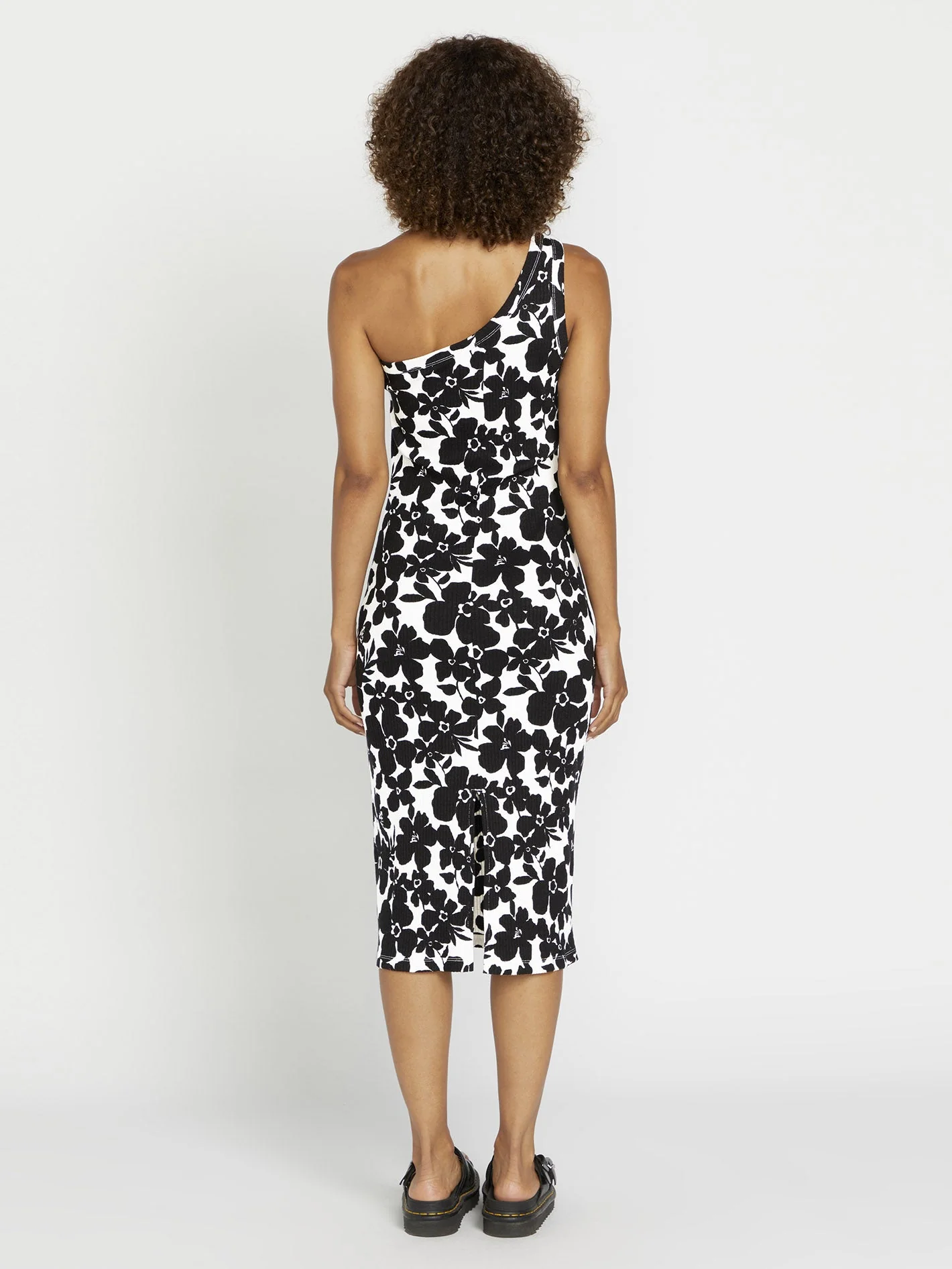 Coco Ho Assym Kleid - Black White - Image 2