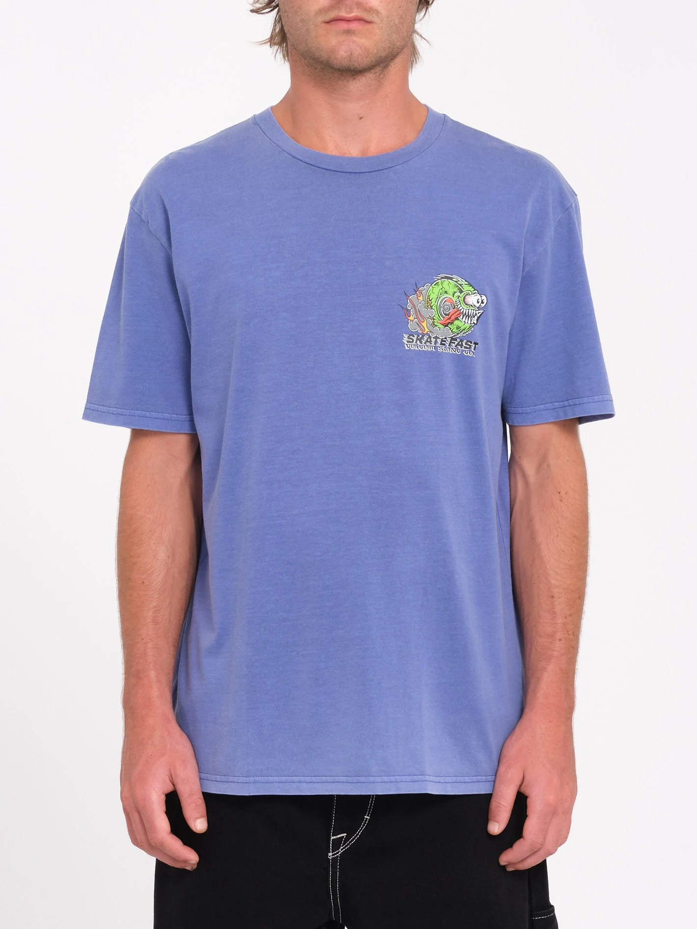 Crazee Wheel T-Shirt - Ballpoint Blue - Image 2
