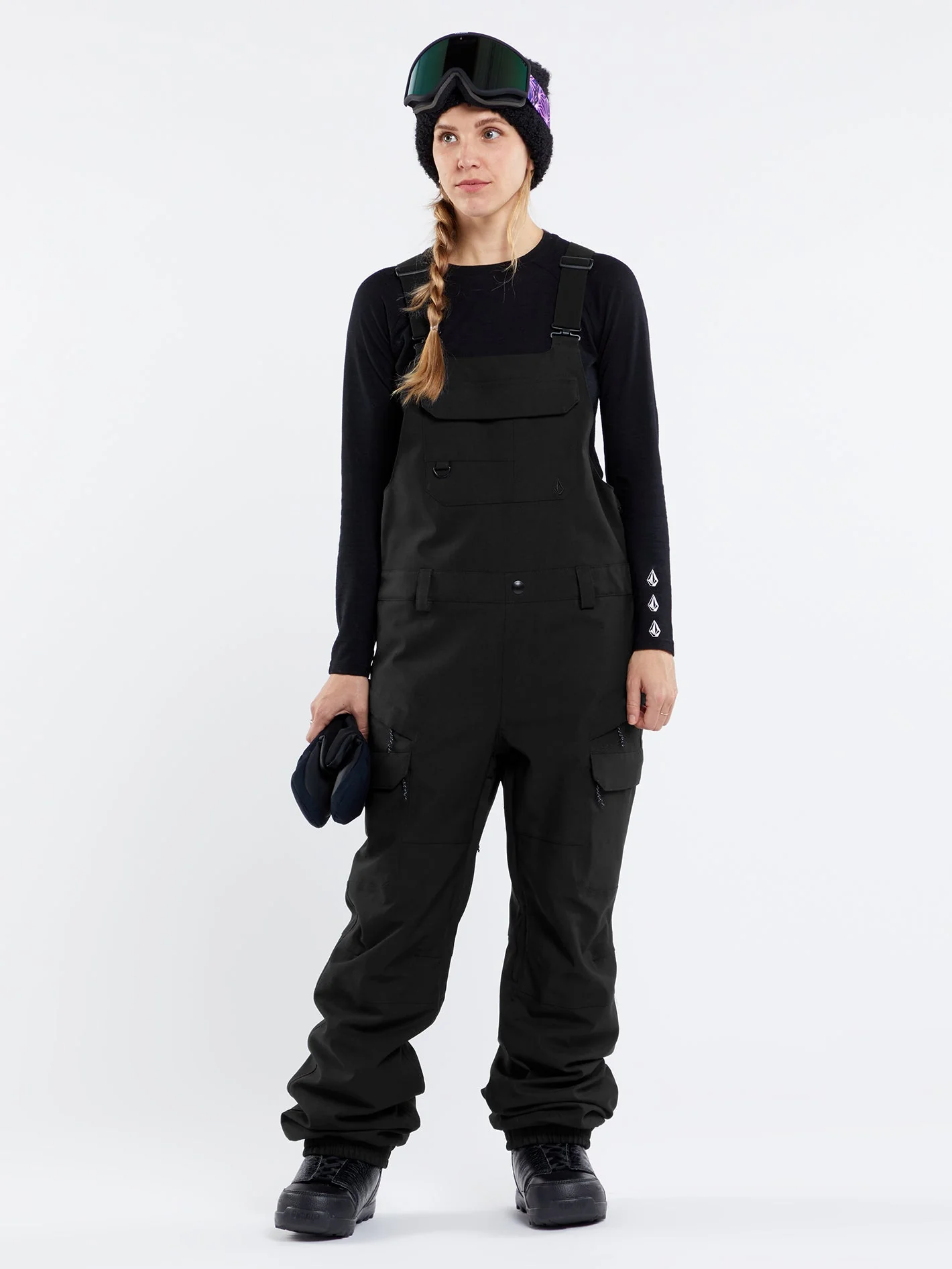 Creston 3Dstretch Latzhose - BLACK - Image 10