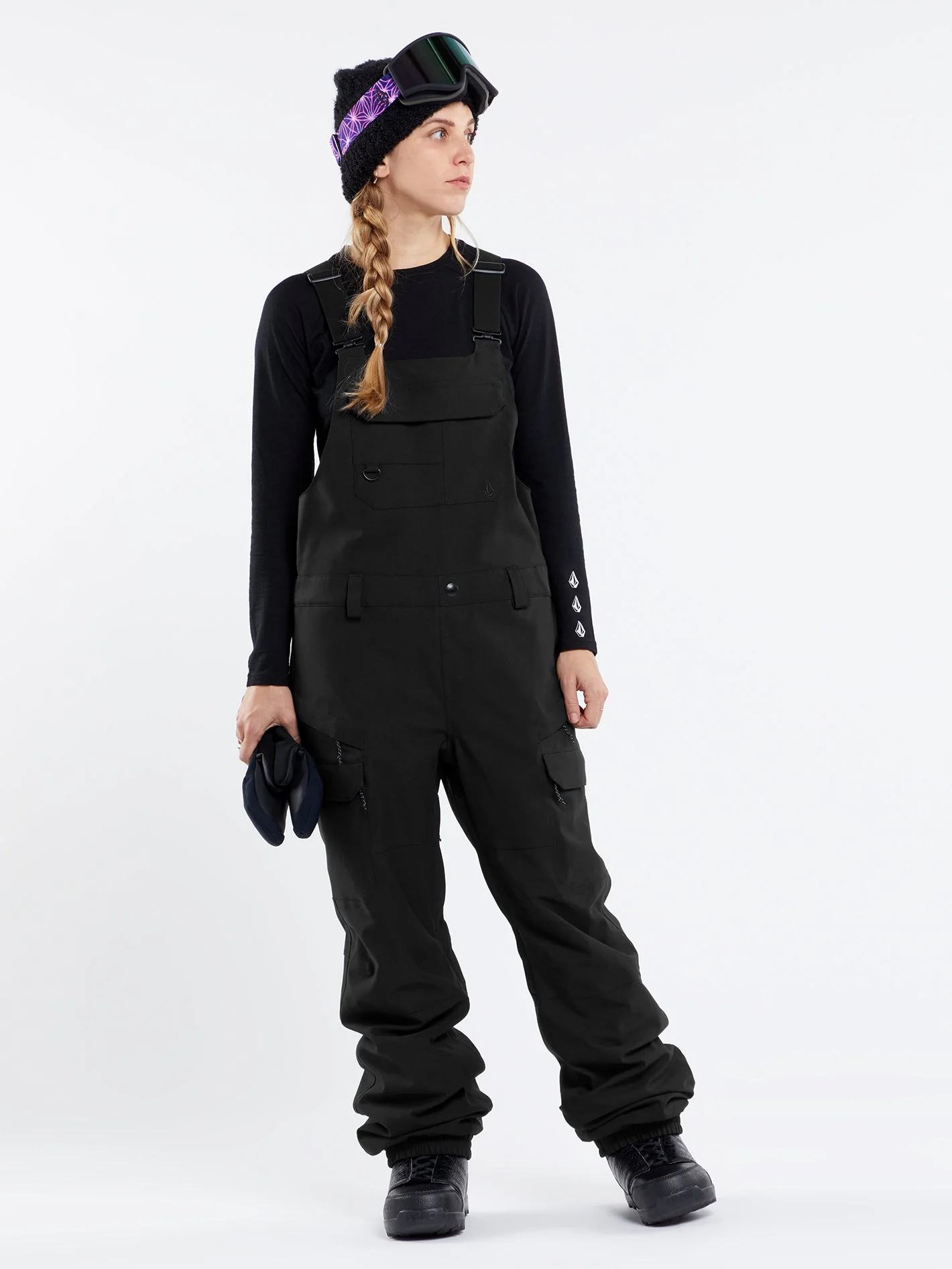 Creston 3Dstretch Latzhose - BLACK - Image 12