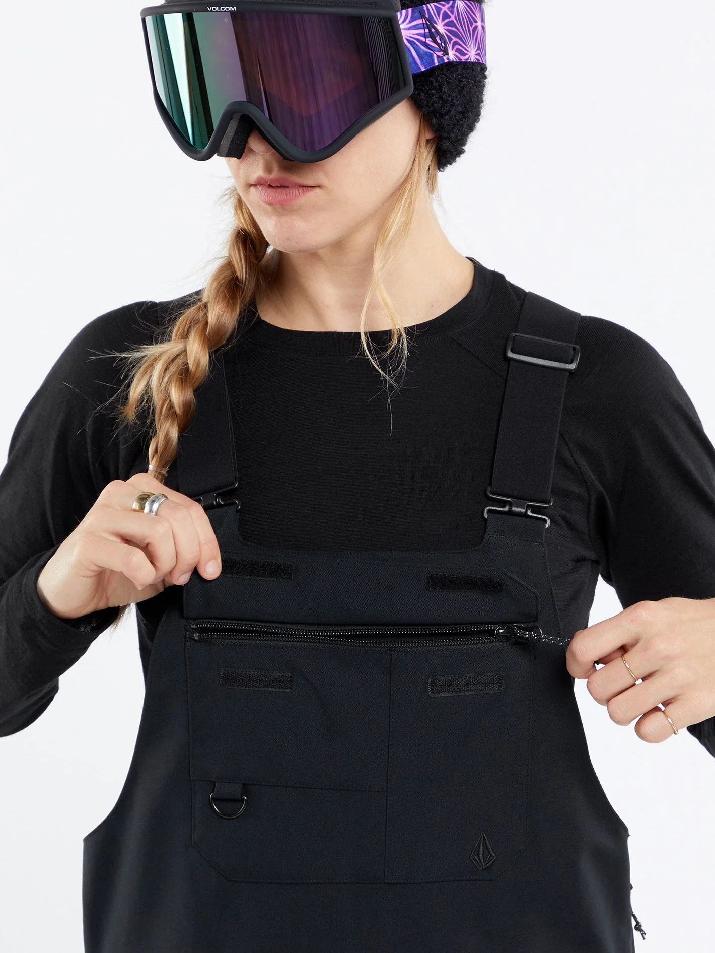 Creston 3Dstretch Latzhose - BLACK - Image 3