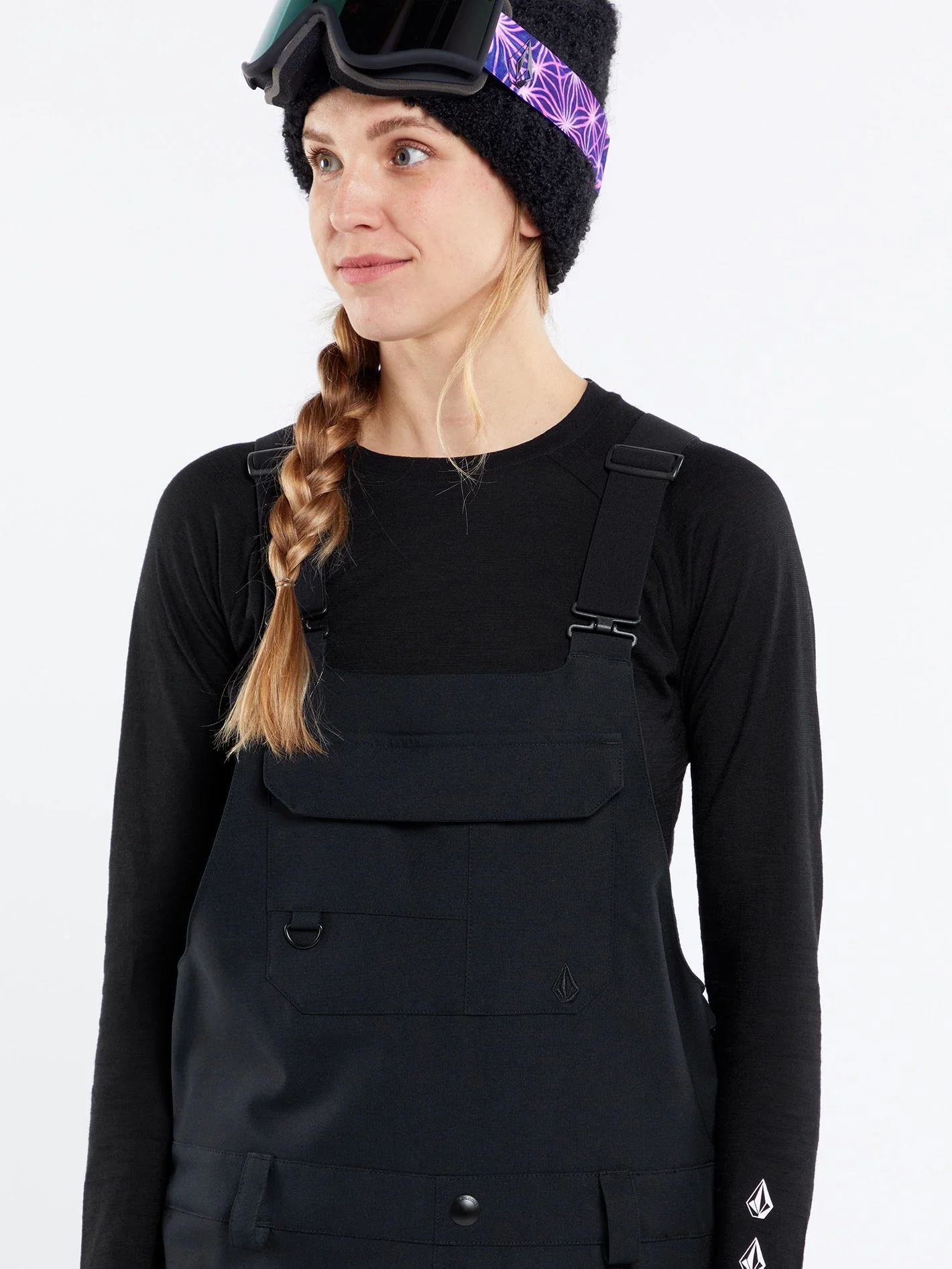 Creston 3Dstretch Latzhose - BLACK - Image 8