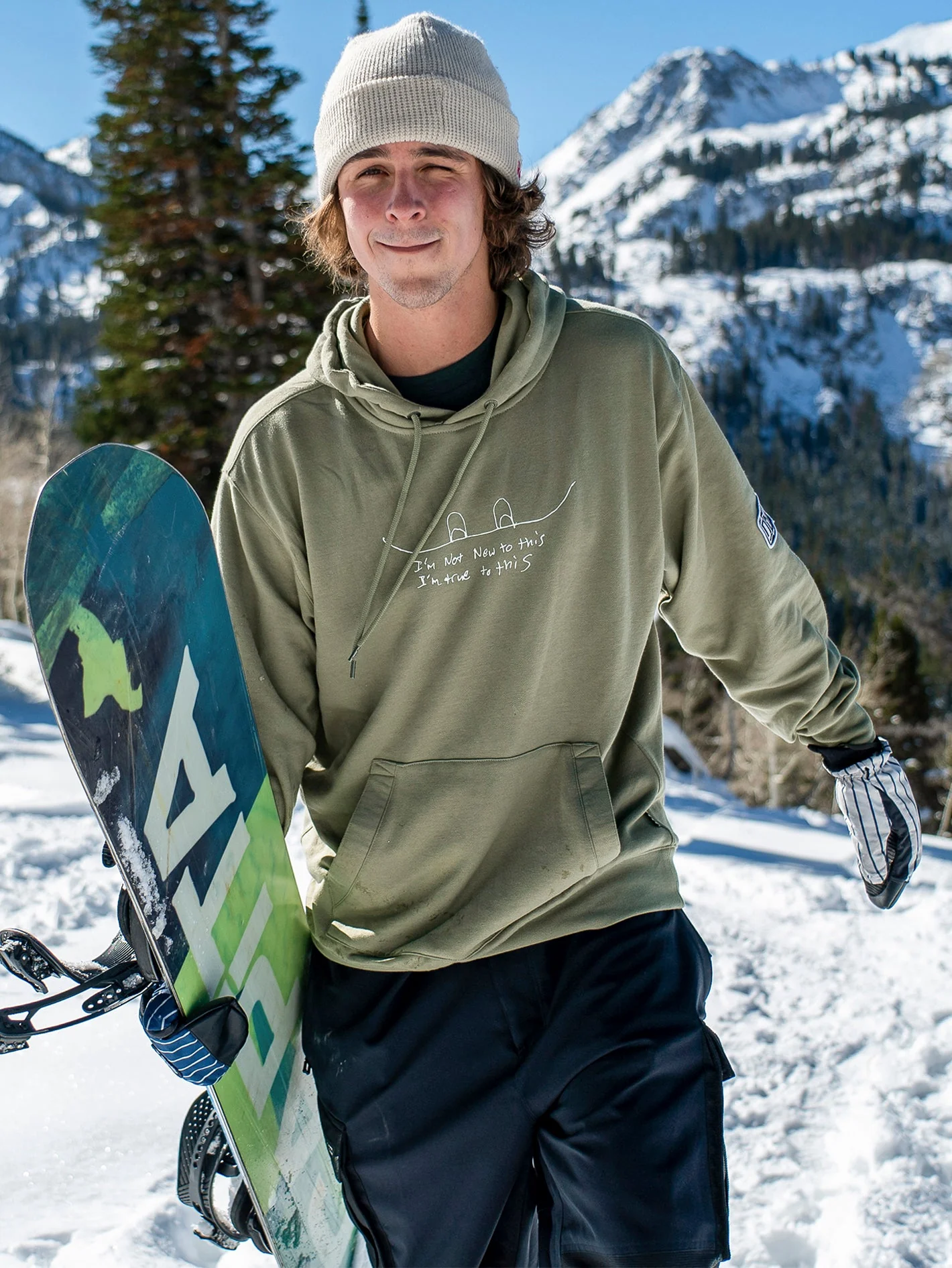 D.I. Kapuzenpullover - LIGHT MILITARY - Image 3