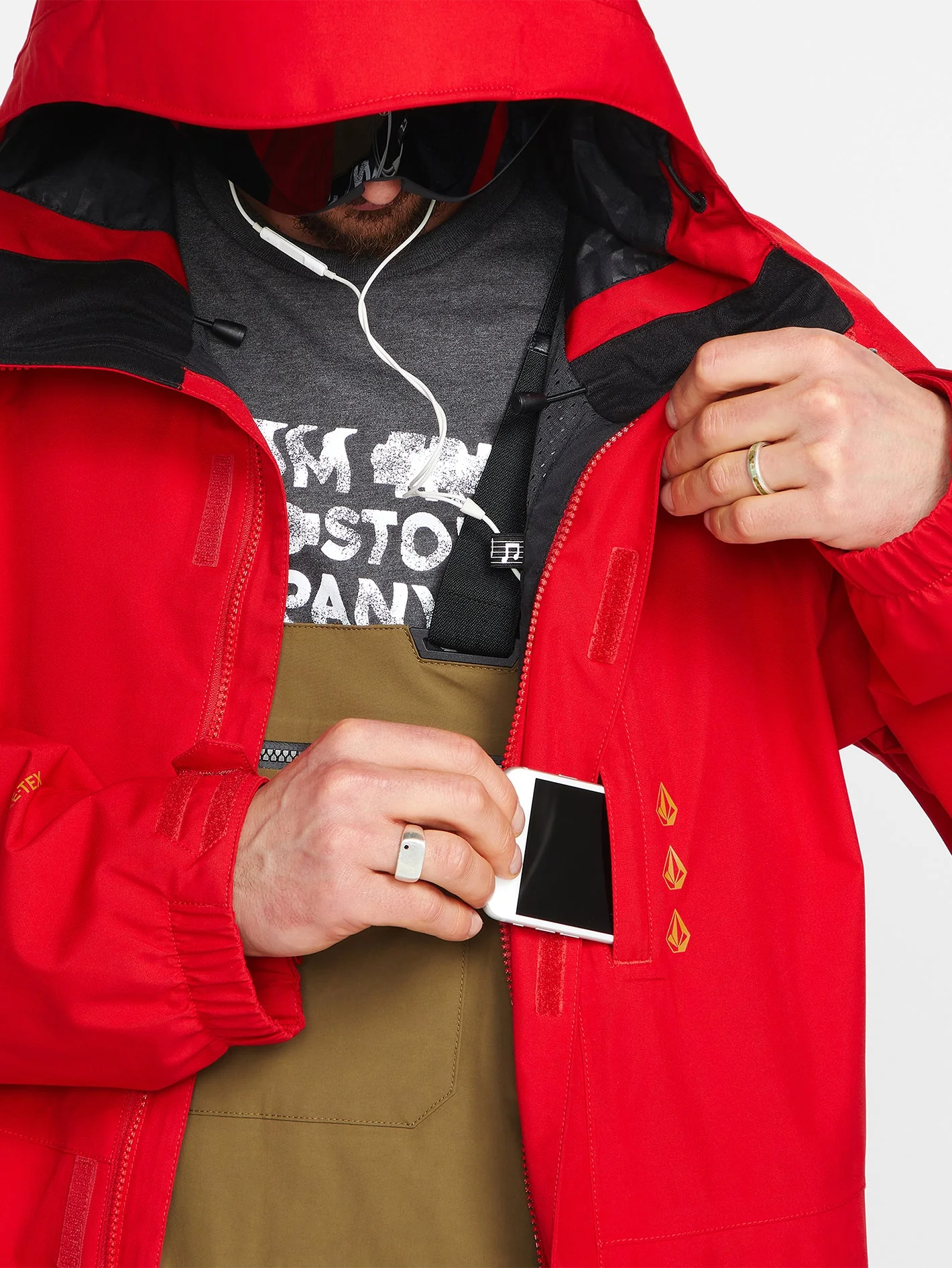 Dua Insulated Gore-Tex Jacket - Red - Image 11
