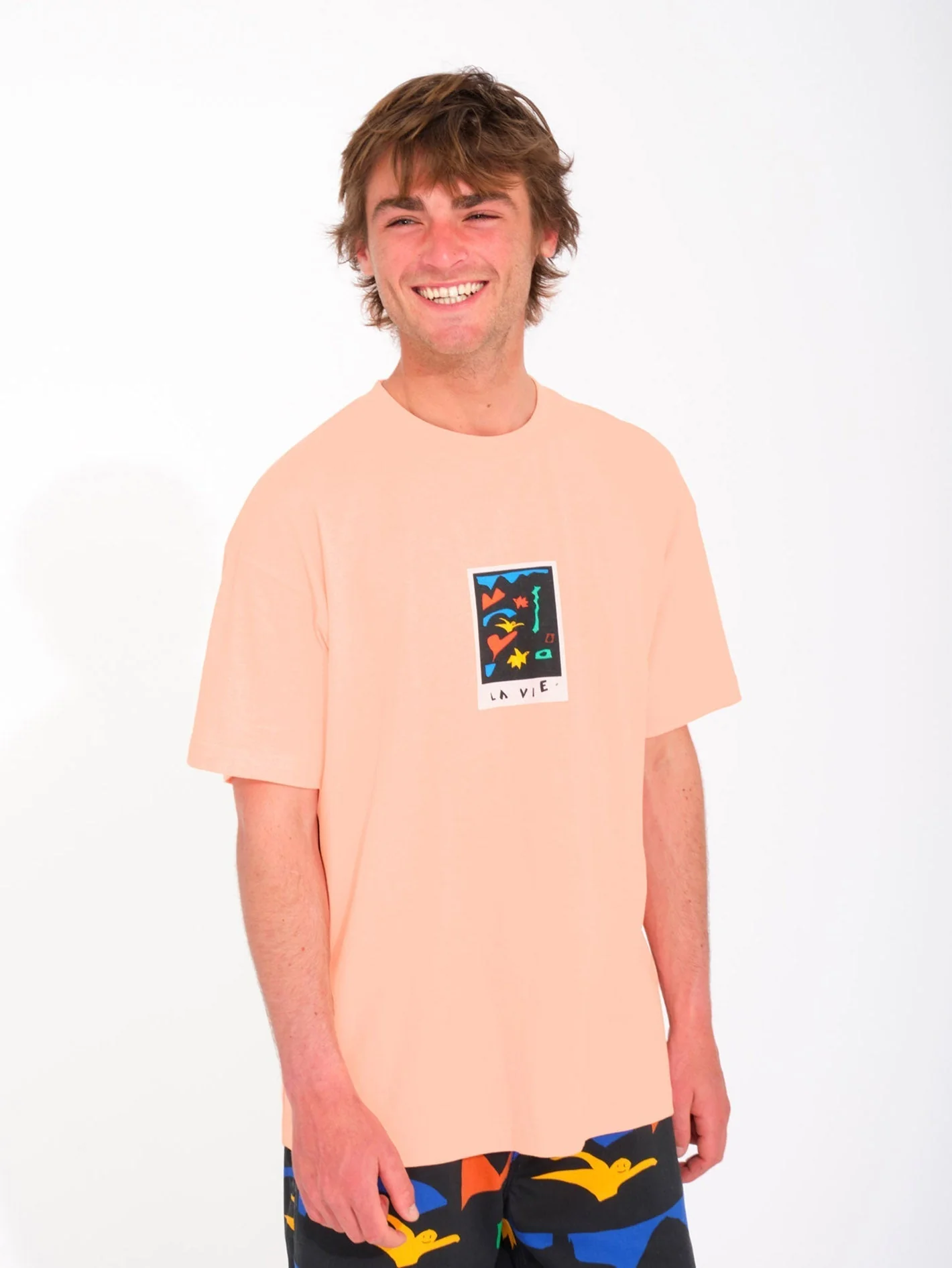 Arthur Longo 3 T-Shirt - SALMON - Image 3
