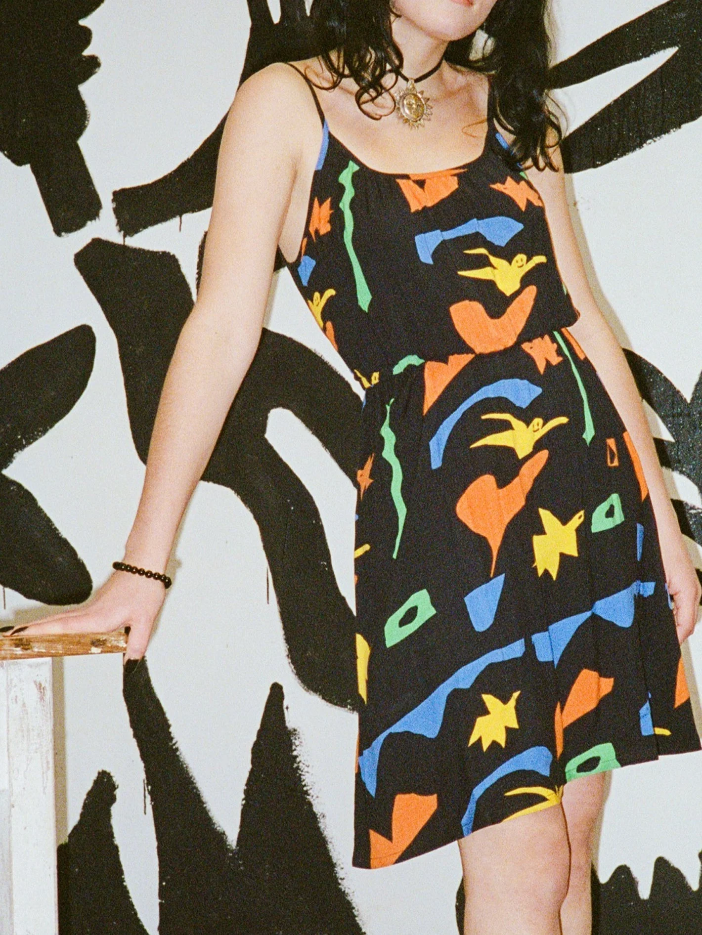 Arthur Longo Cami Kleid - BLACK - Image 3