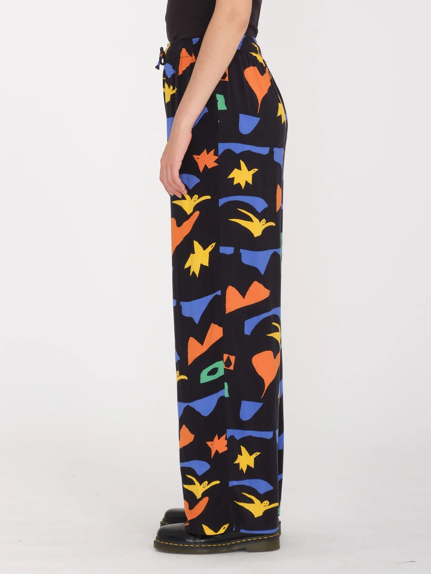 Arthur Longo Elastic Waist Hose - BLACK - Image 5