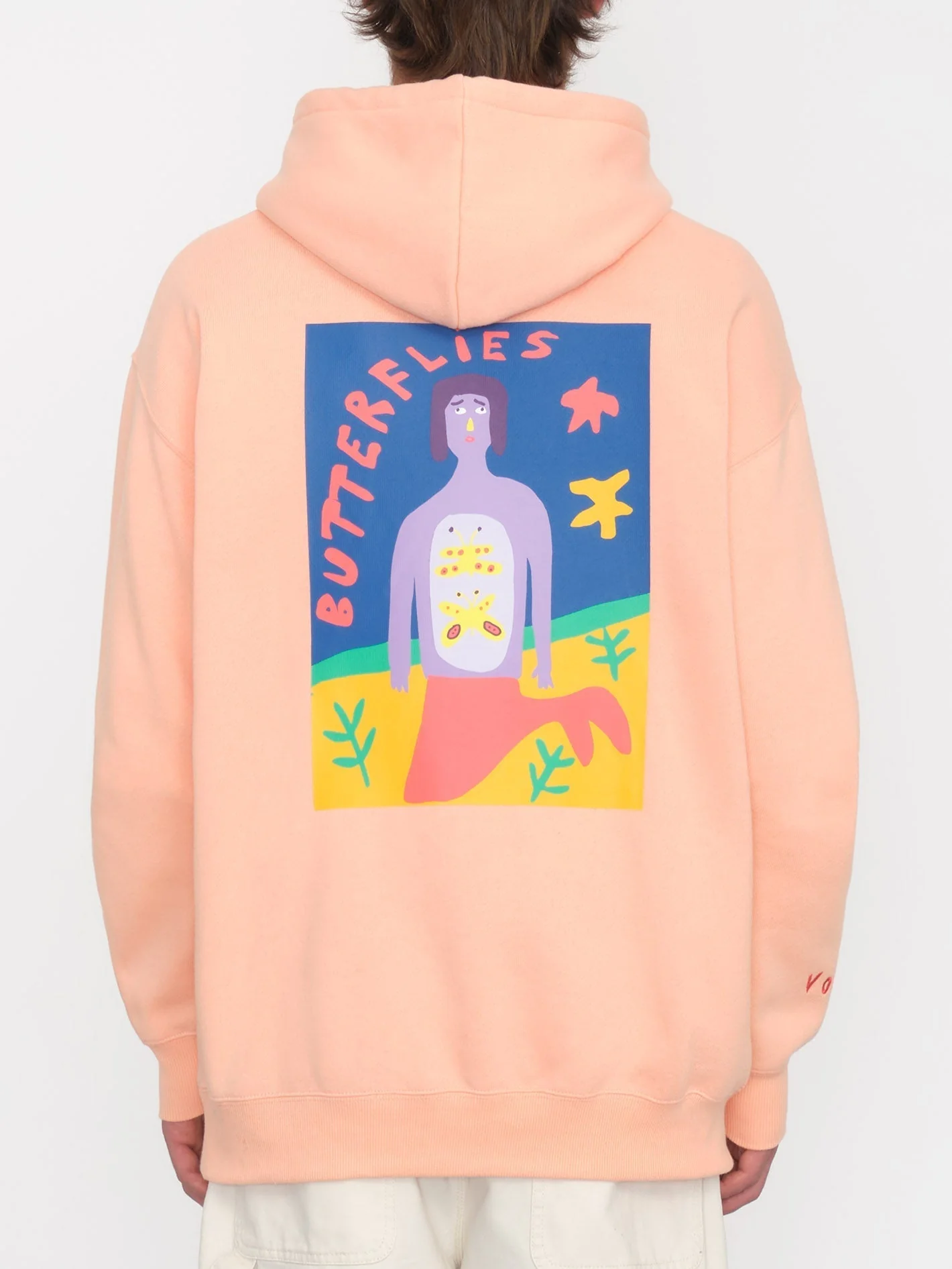 Arthur Longo 2 Kapuzenpullover - SALMON