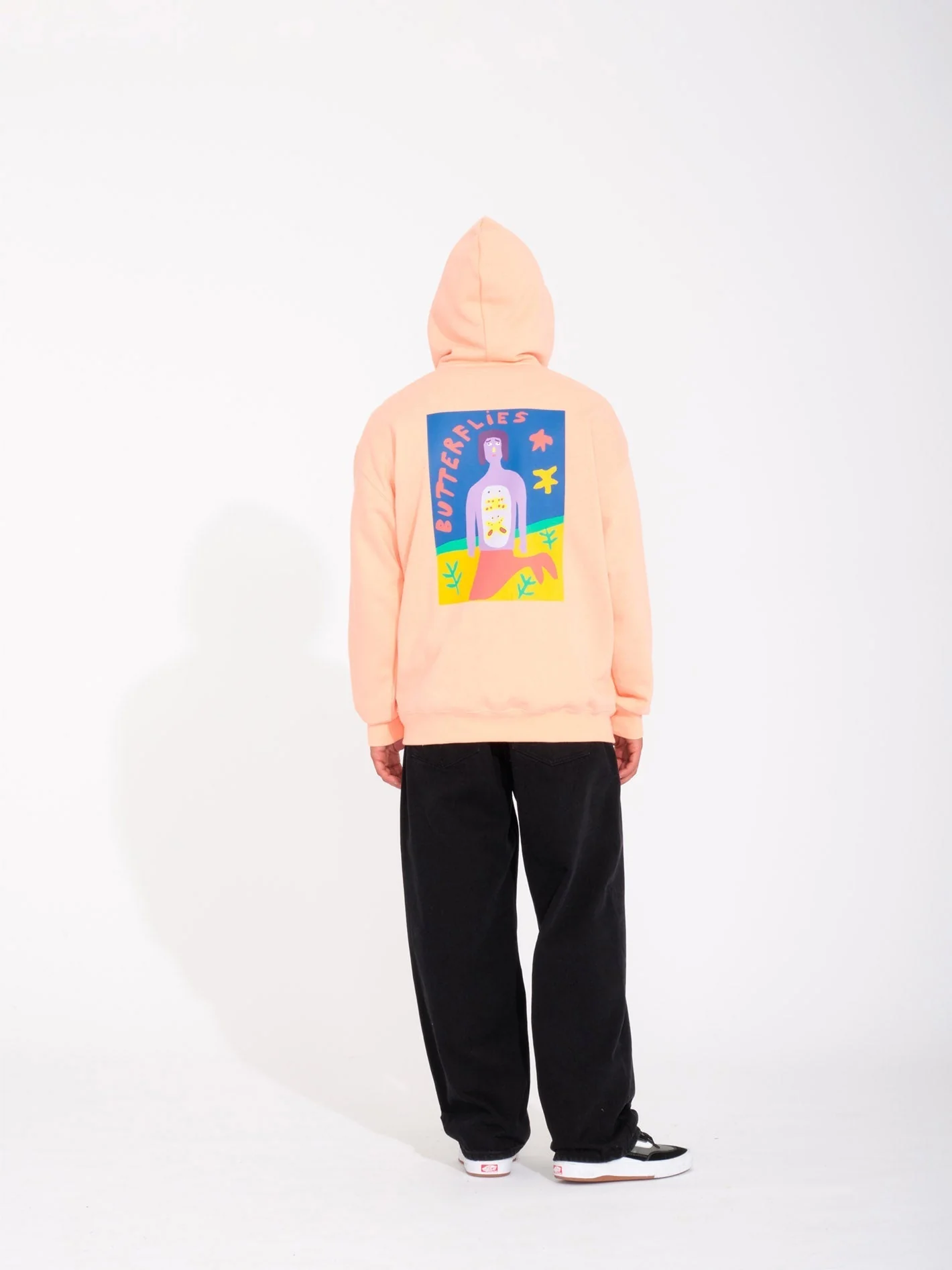Arthur Longo 2 Kapuzenpullover - SALMON - Image 4