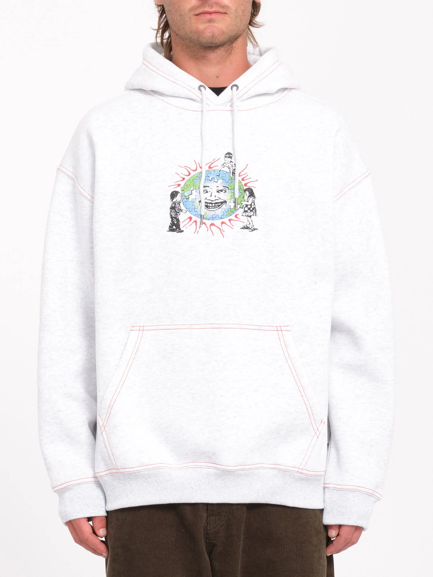 Keutchi Hoodie - Bone Heather - Image 3