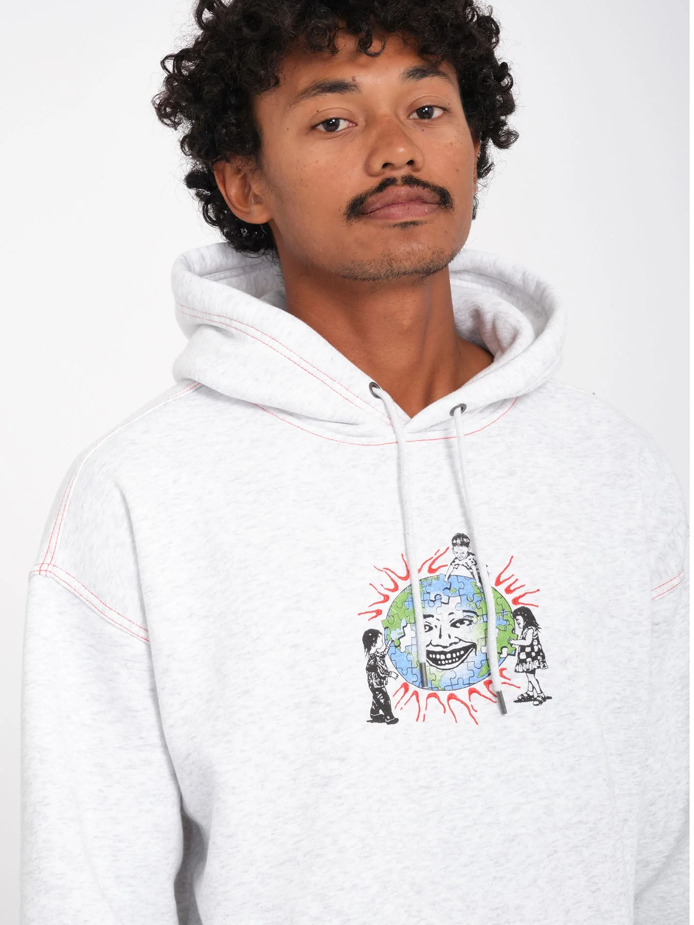 Keutchi Hoodie - Bone Heather - Image 6