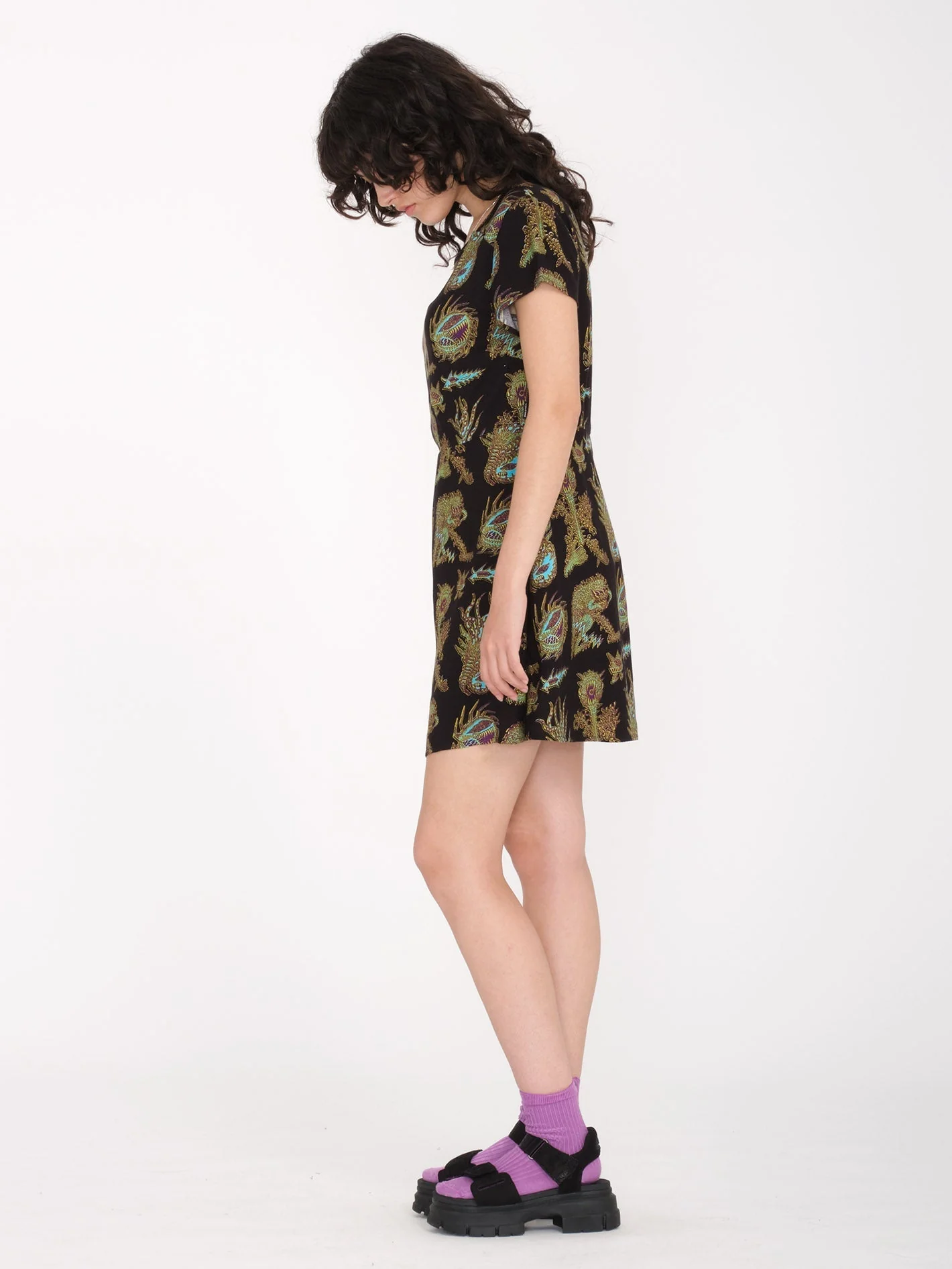 Tetsunori Kleid - BLACK - Image 4