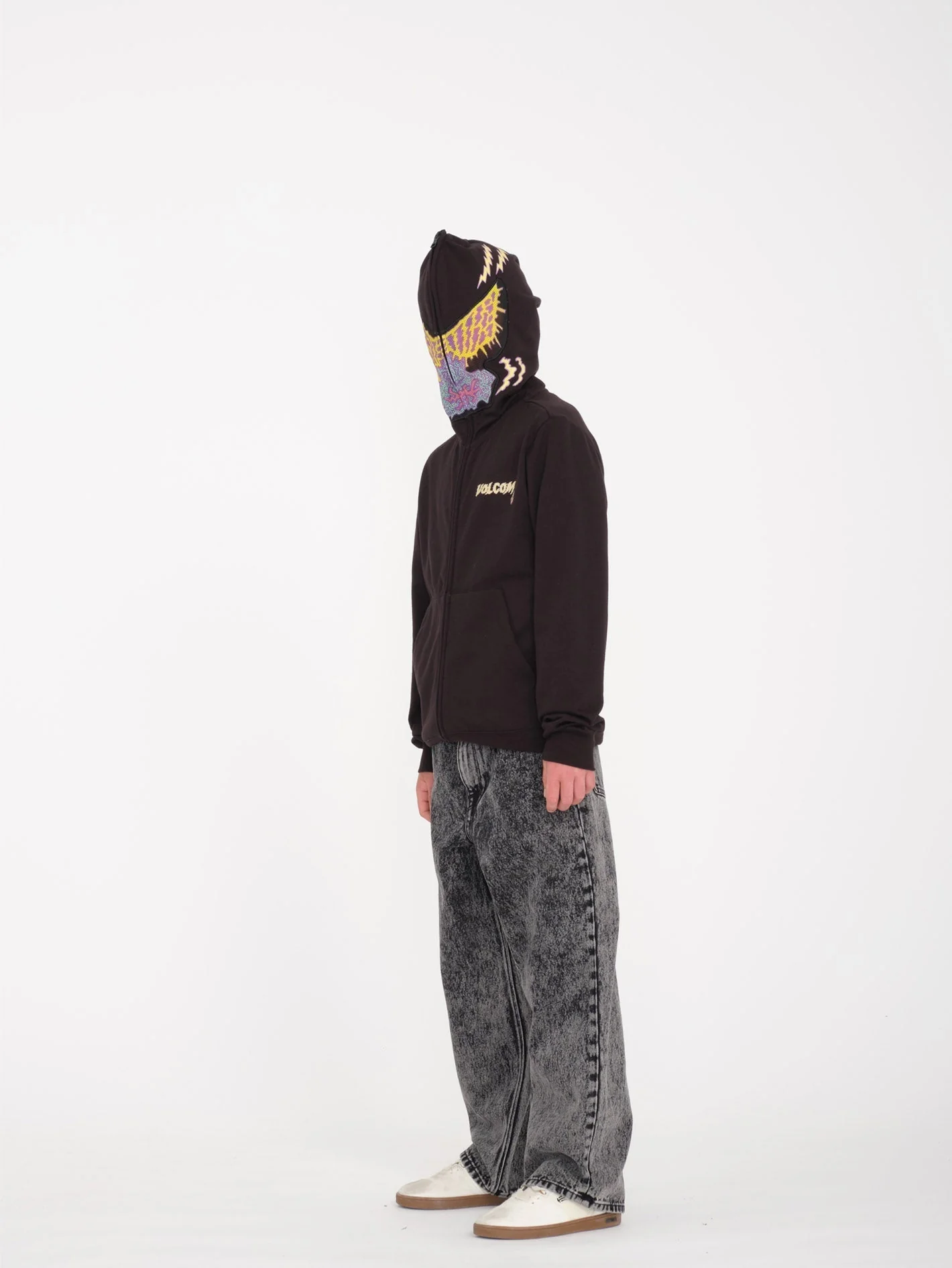 Tetsunori Full Zip Kapuzenpullover - BLACK  - (KINDER) - Image 6