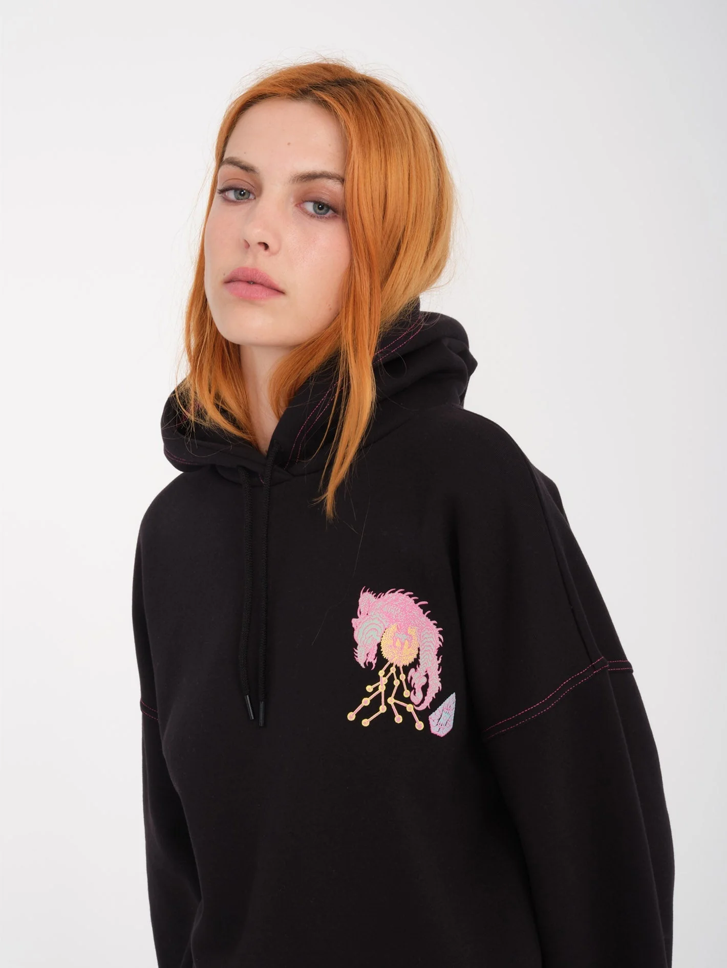 Tetsunori Kapuzenpullover - BLACK - Image 4
