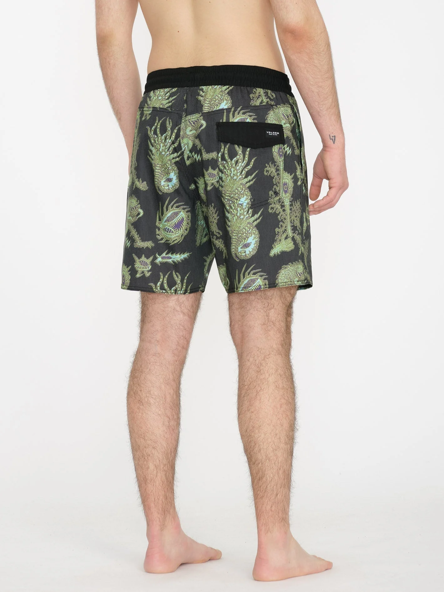 Tetsunori Trunk 17" Boardshort - BLACK - Image 2