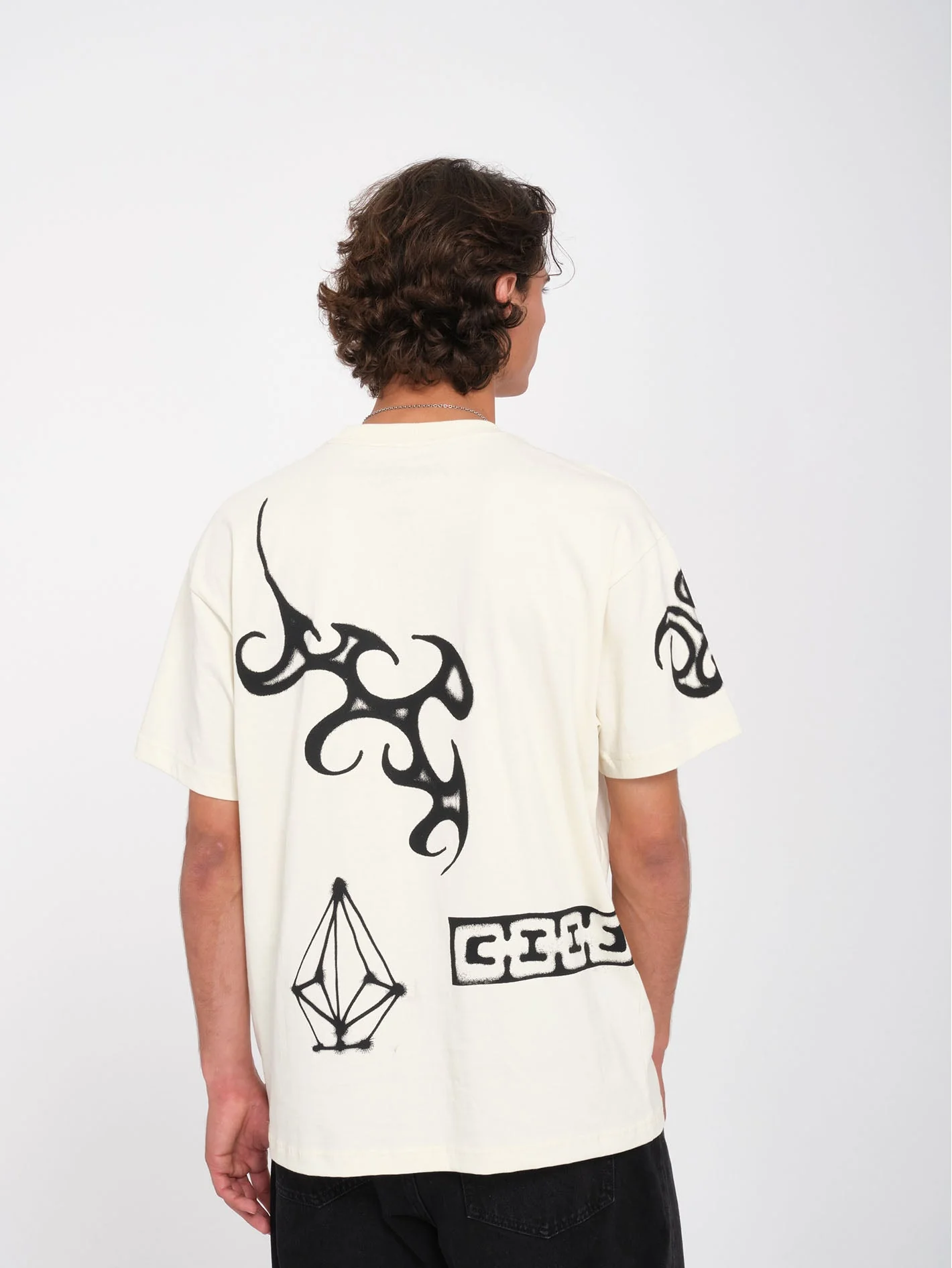 Zephyr 1 T-Shirt - Dirty White - Image 4