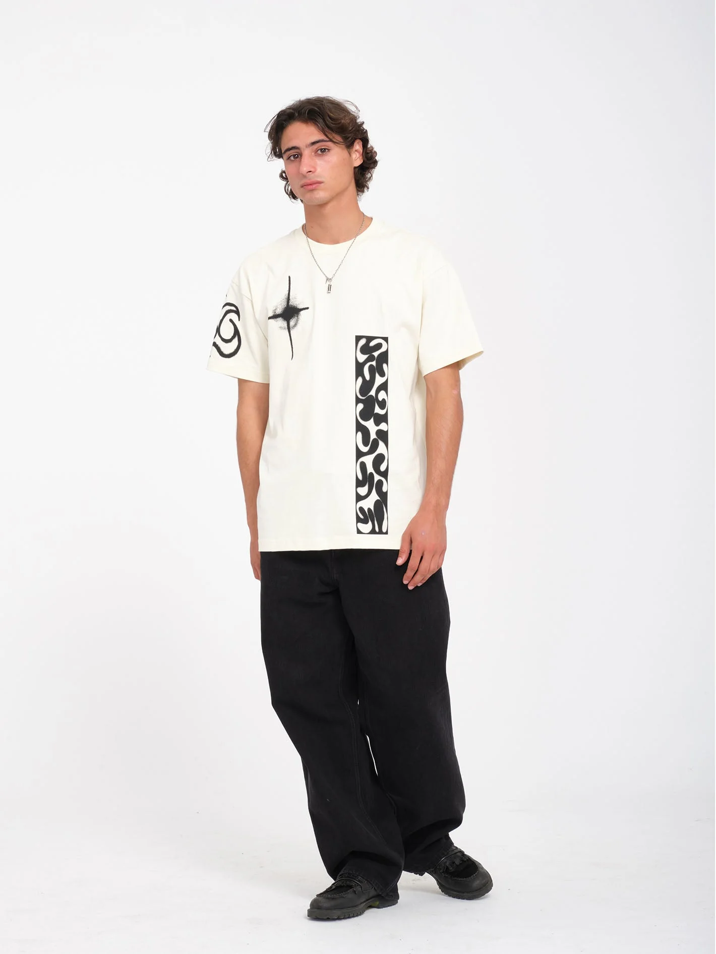 Zephyr 1 T-Shirt - Dirty White - Image 6