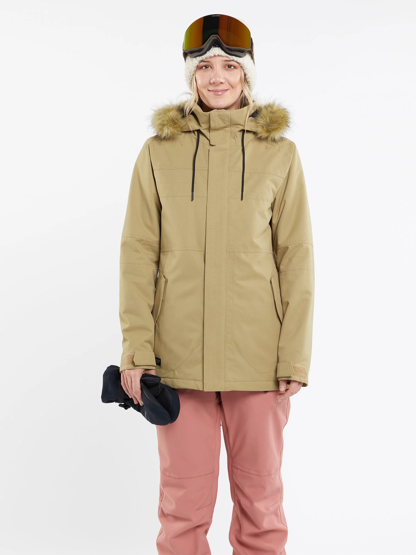 Fawn Insulated Jacke - DARK KHAKI - Image 10