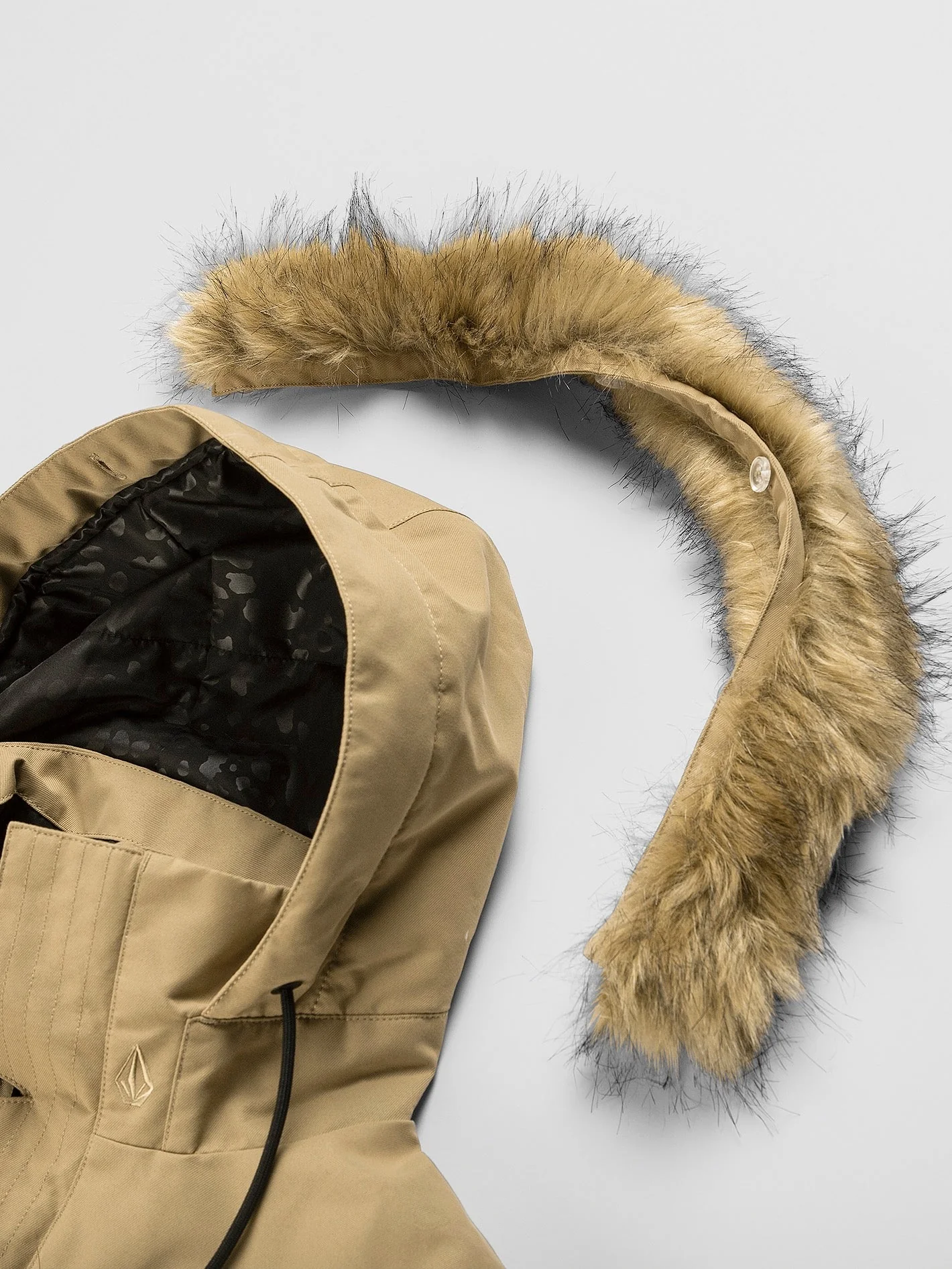 Fawn Insulated Jacke - DARK KHAKI - Image 5