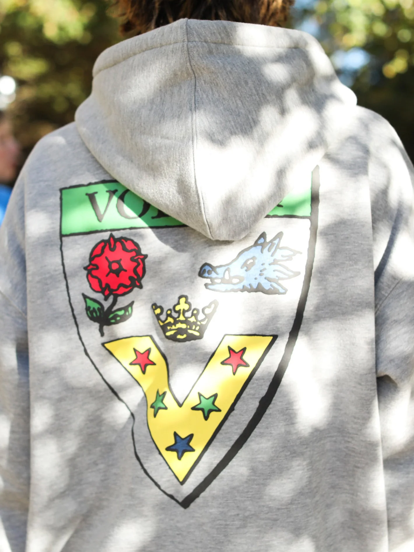 Fergadelic Hoodie - Heather Grey - Image 4