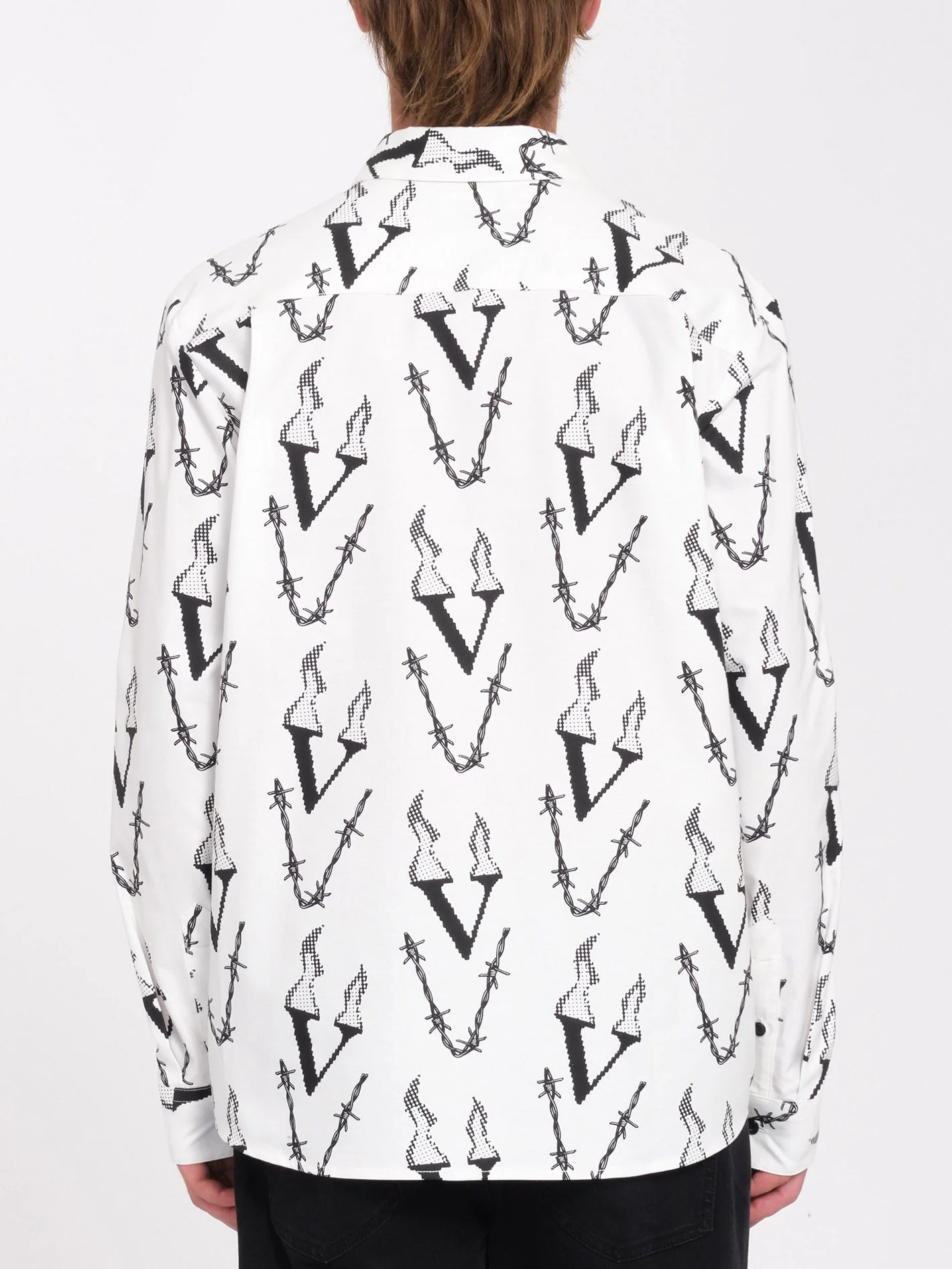 Fergadelic Woven Hemd - White - Image 2