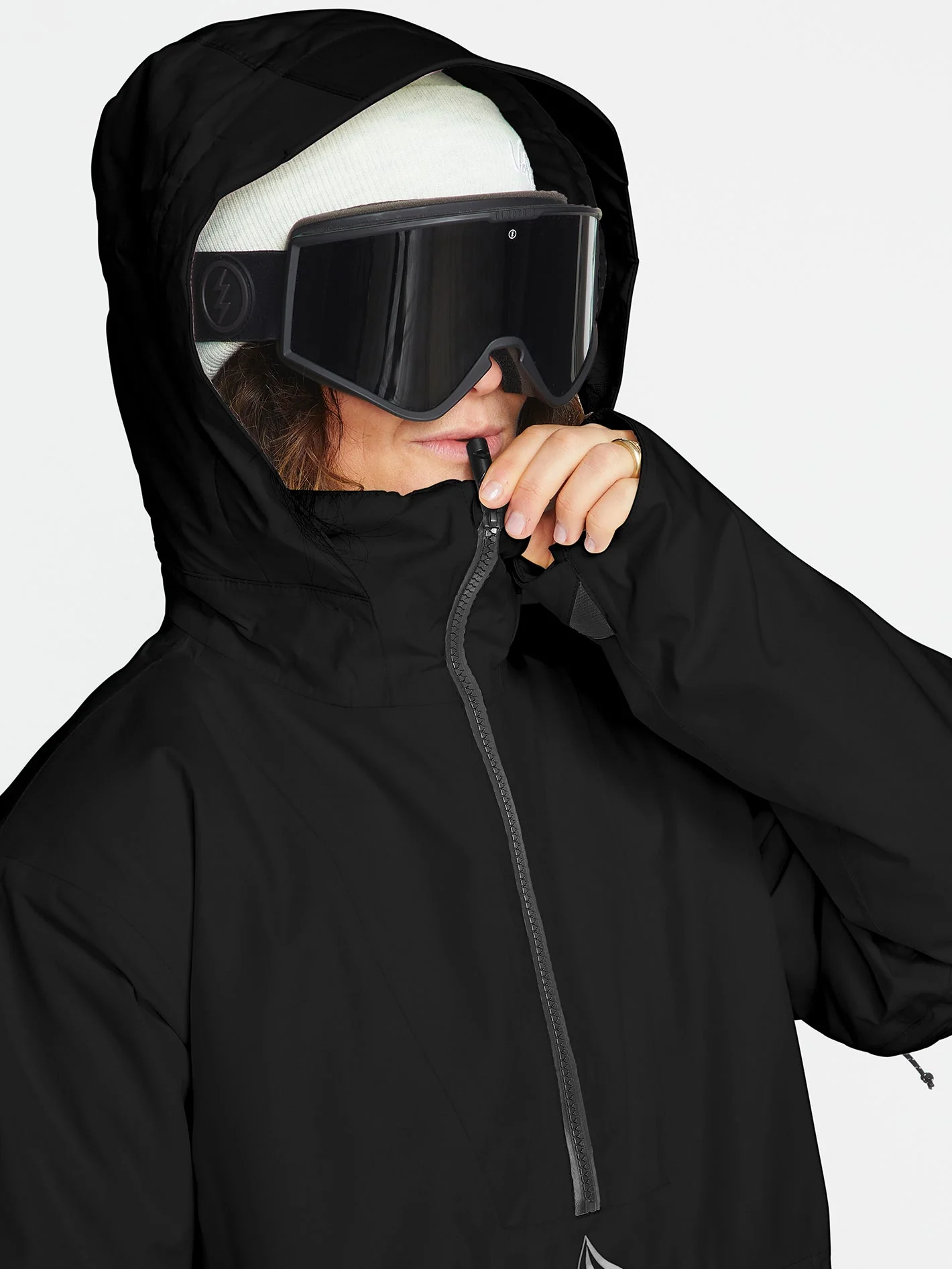 Fern Insulated Gore-Tex Pullover Jacket - Black - Image 3