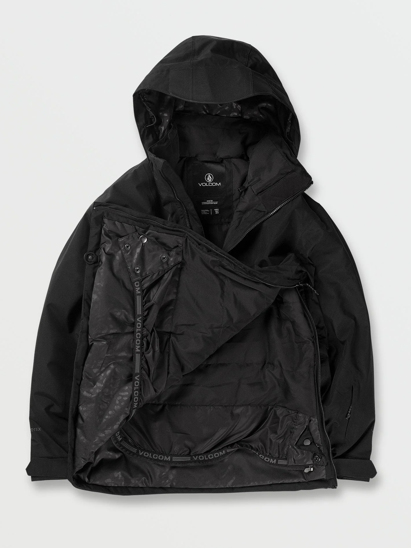 Fern Insulated Gore-Tex Pullover Jacket - Black - Image 5