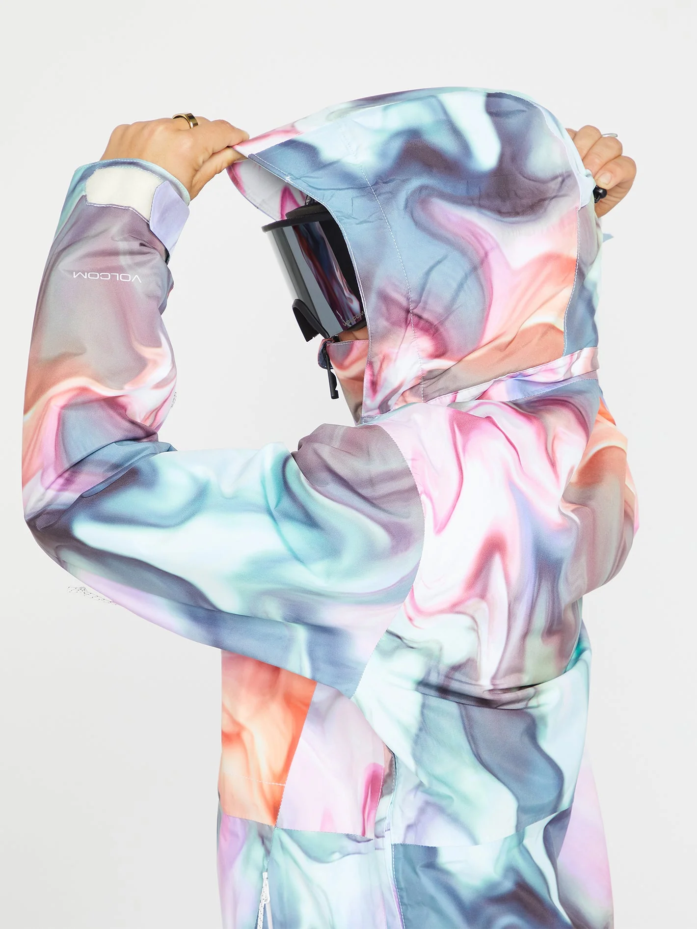 Fern Insulated Gore-Tex Pullover Jacket - Nebula Print - Image 5