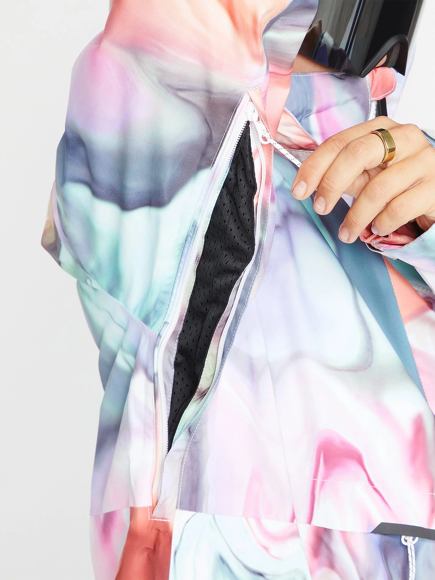 Fern Insulated Gore-Tex Pullover Jacket - Nebula Print - Image 9