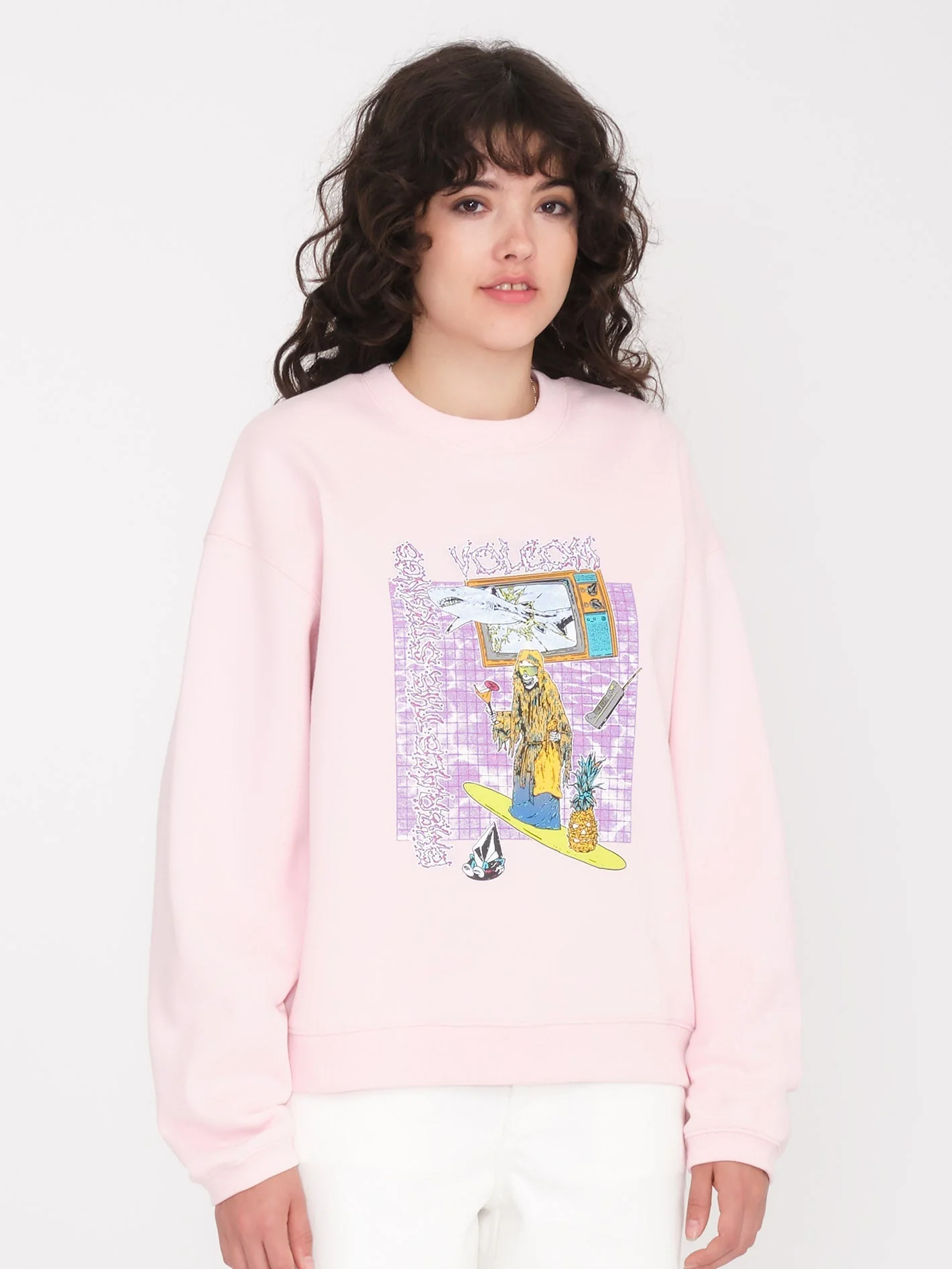 French Surf Sweatshirt - LILAC ASH - Image 3