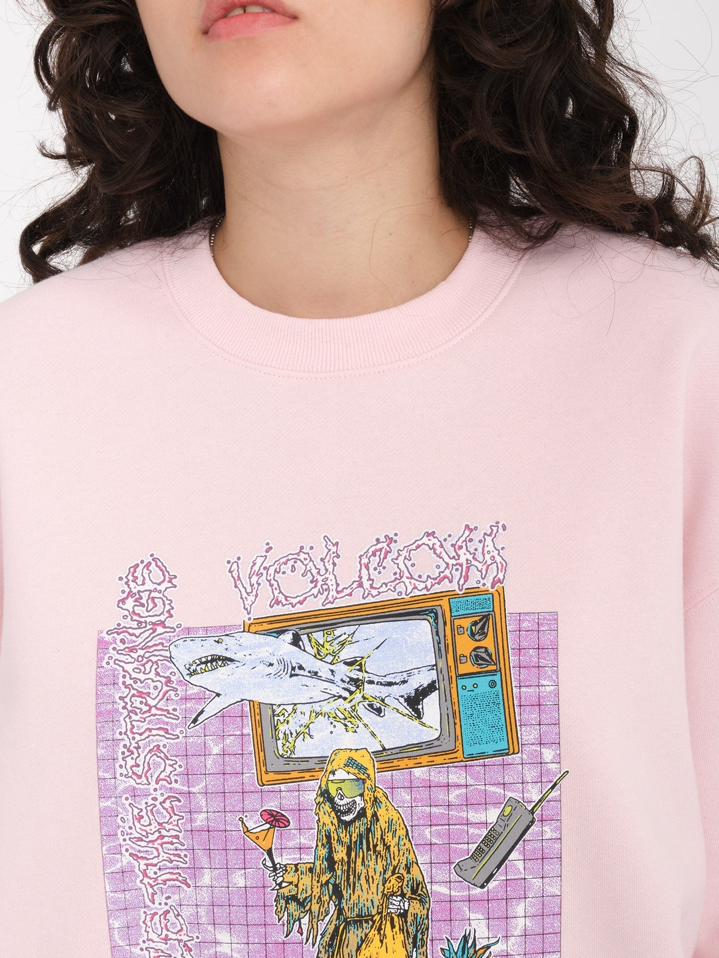 French Surf Sweatshirt - LILAC ASH - Image 5