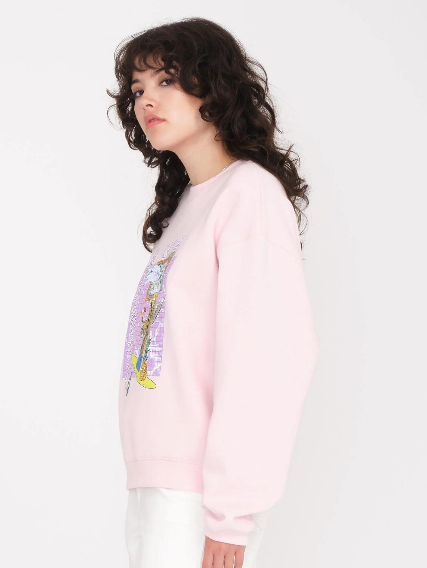 French Surf Sweatshirt - LILAC ASH - Image 6