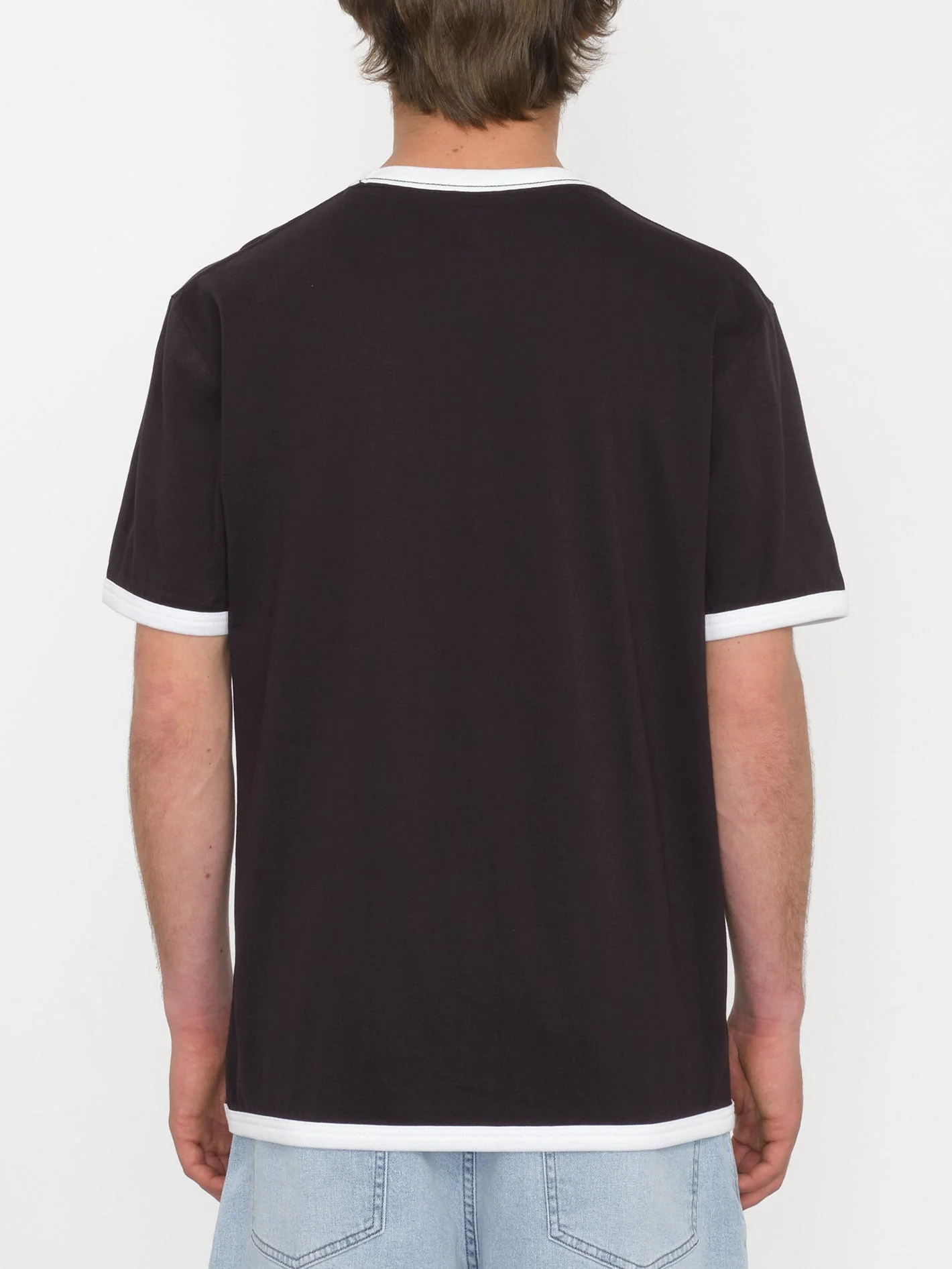 Fullring Ringer T-shirt - BLACK - Image 2