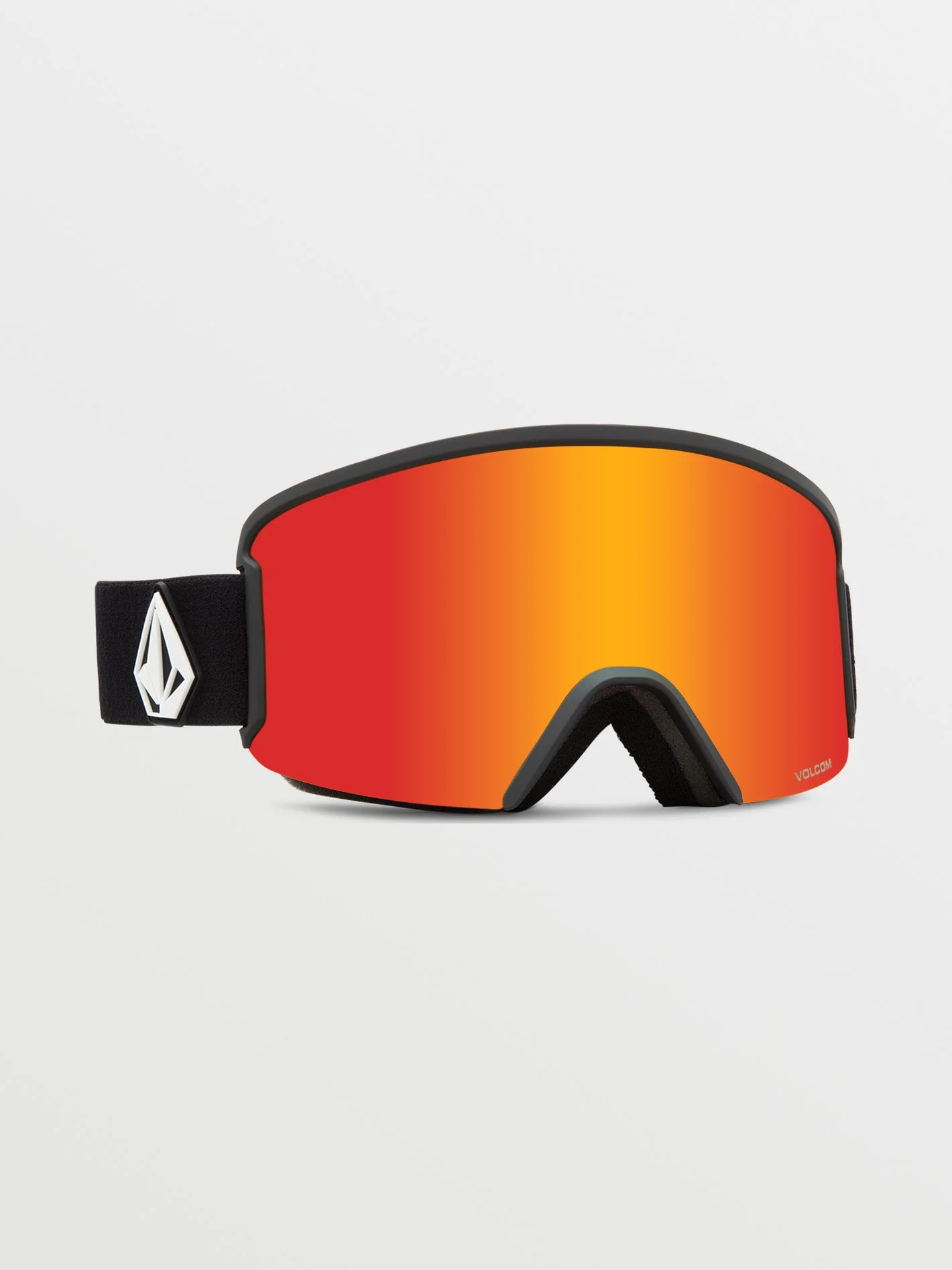 Garden Matte Black Goggle (+ Bonus Lens - Yellow) - RED CHROME