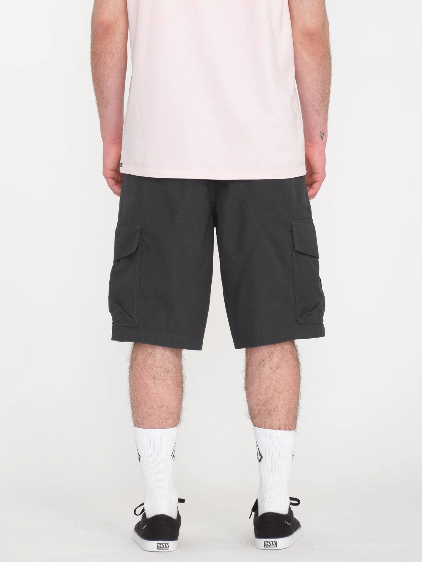 Grande Barracks 22" Cargo Shorts - ASPHALT BLACK - Image 2