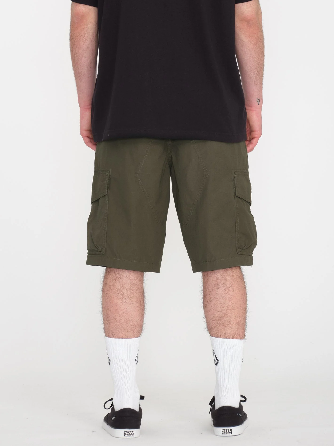 Grande Barracks 22" Cargo Shorts - WINTERMOSS - Image 3