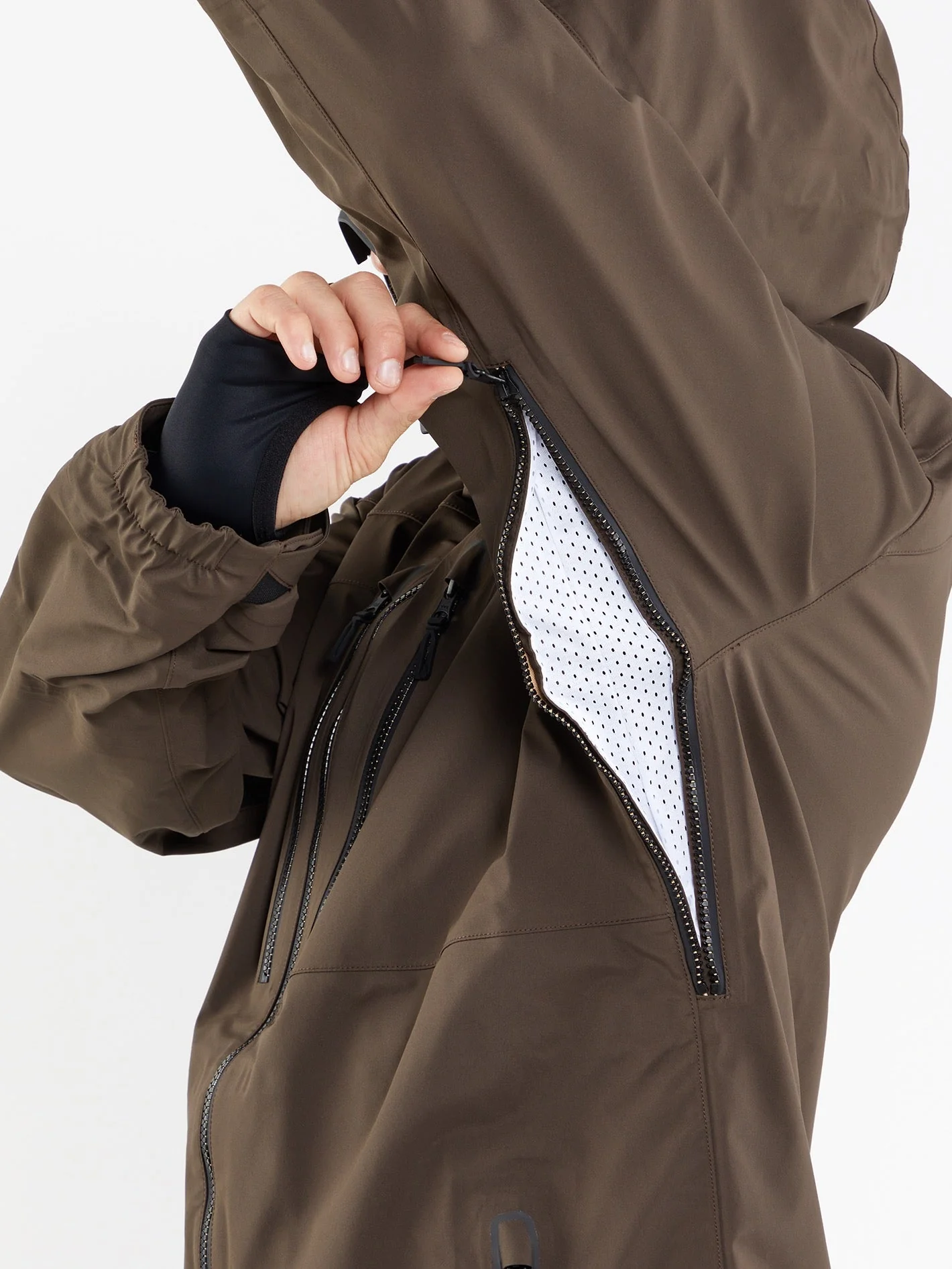 Guch Stretch Gore-Tex Jacke - BROWN - Image 7