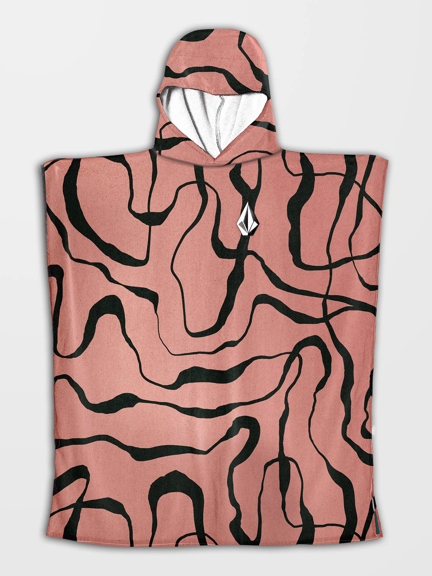 Hooded Changing Handtuch - SALMON - Image 2