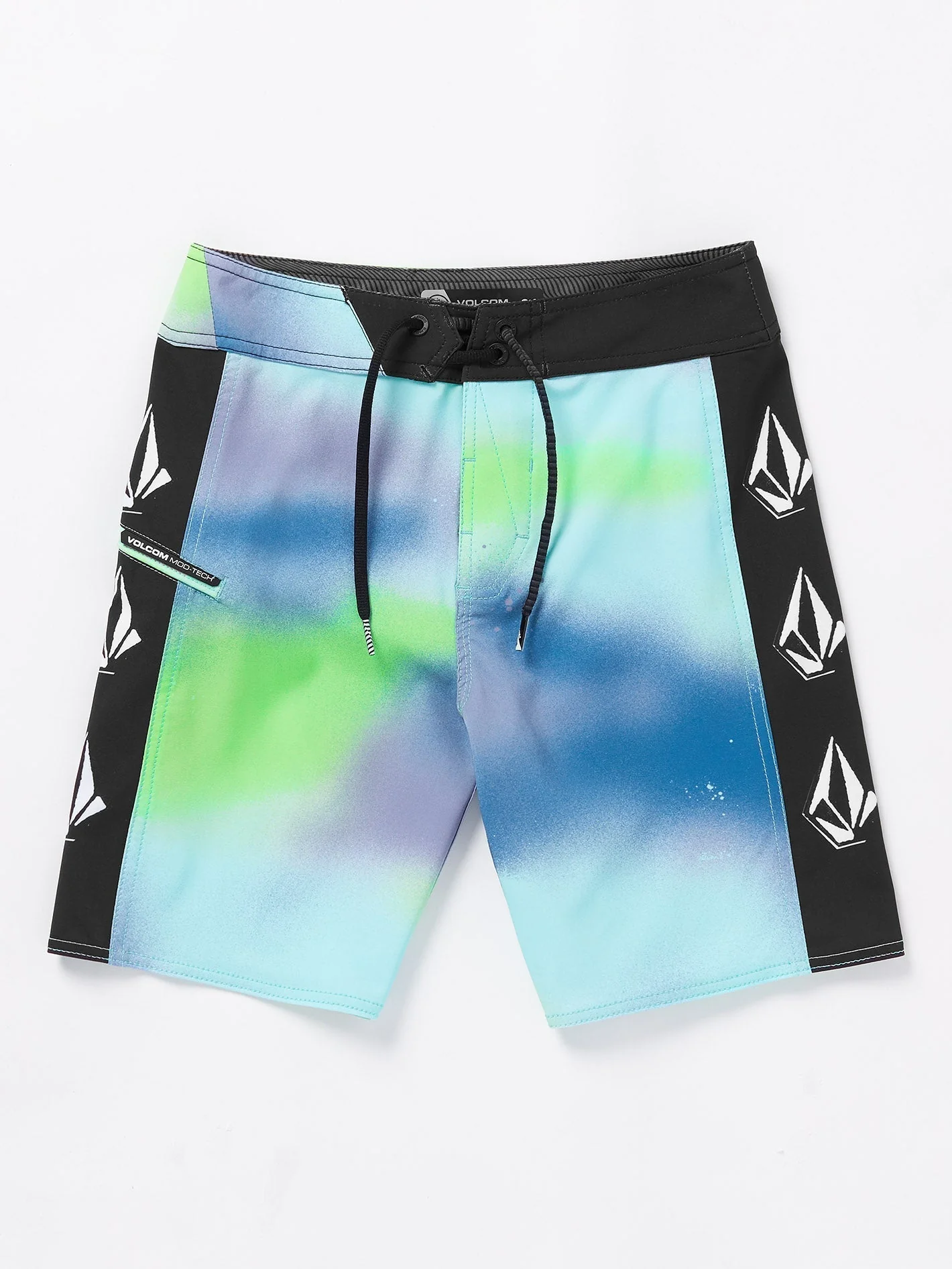 Lido Iconic Mod Boardshort - ELECTRIC GREEN  - (KINDER)