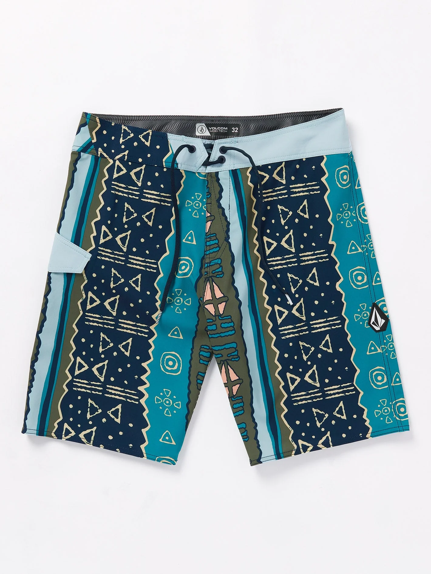 Lido Print Mod 20" Boardshort - OCEAN TEAL - Image 4
