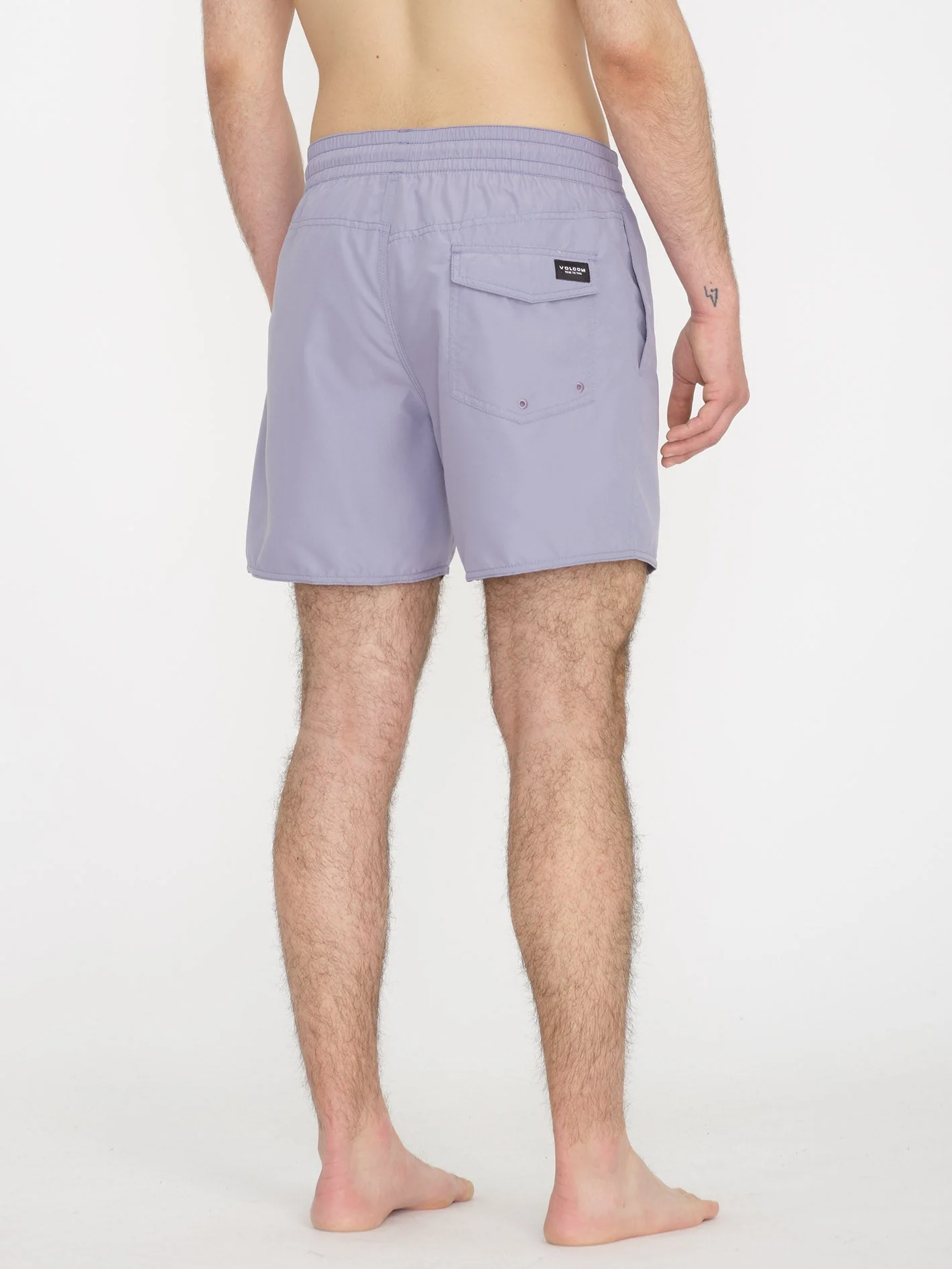 Lido Solid Trunk 16" Boardshort - VIOLET DUST - Image 2