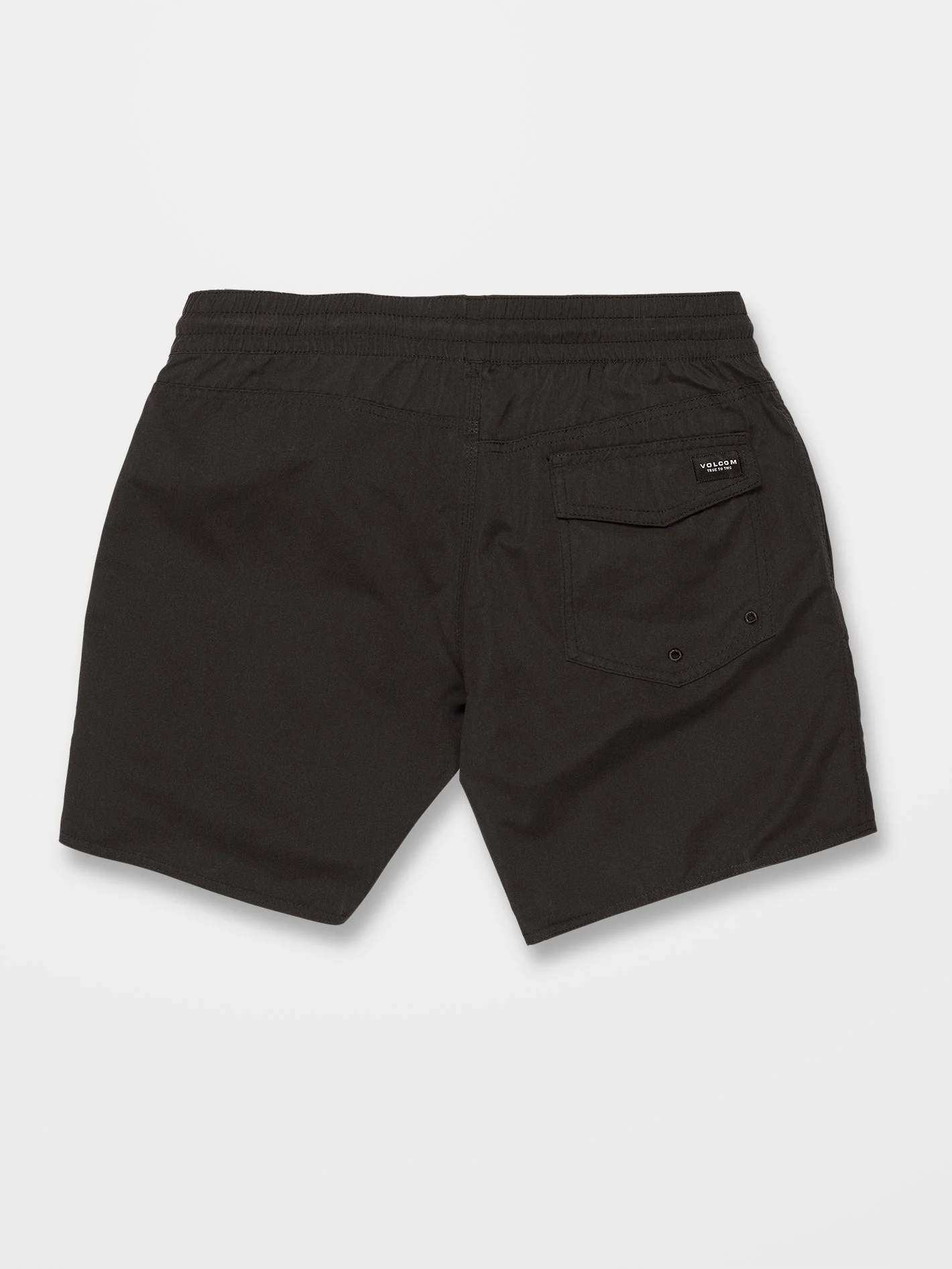 Lido Solid Trunk 16" Boardshort - BLACK - Image 6