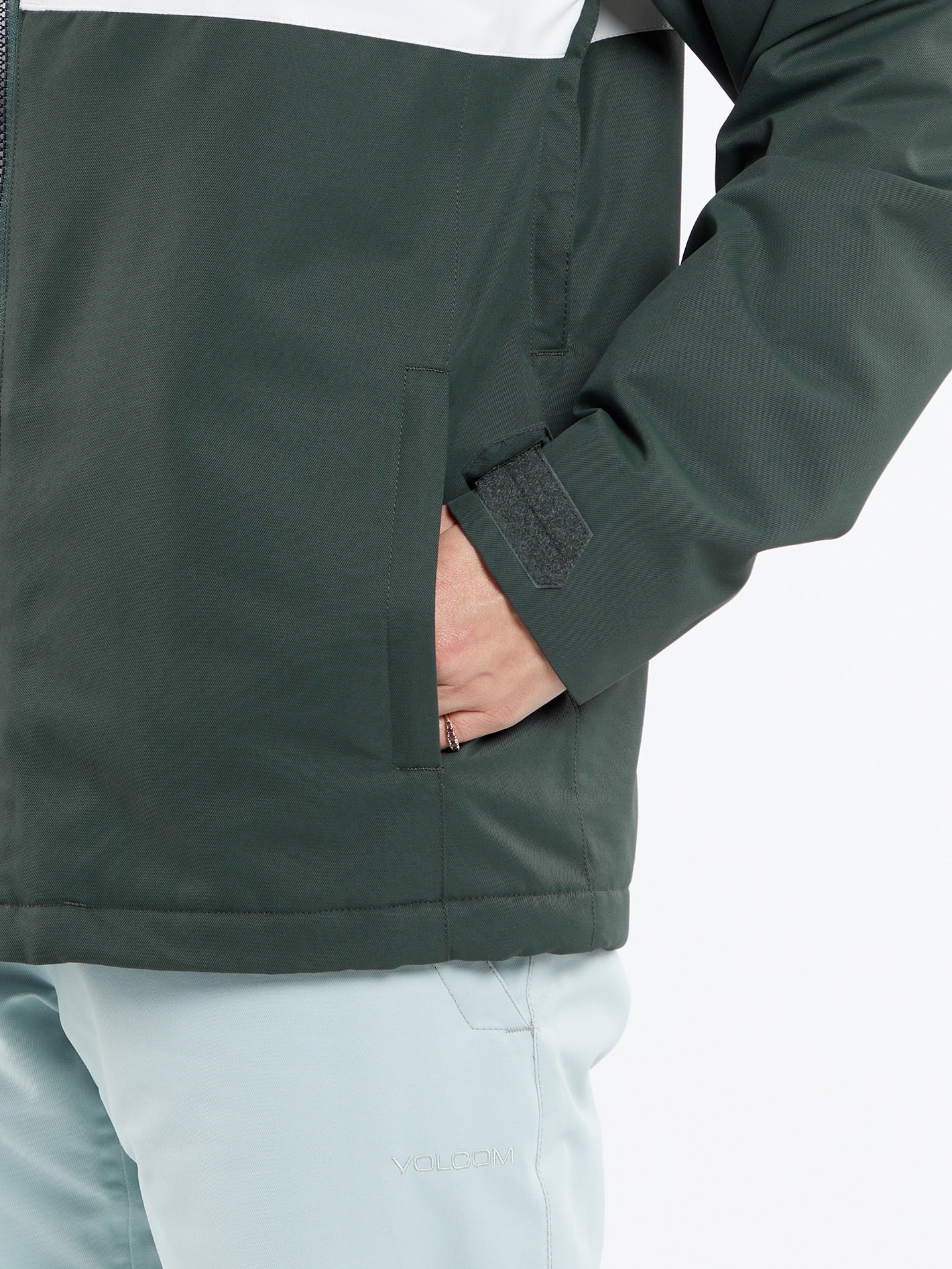 Lindy Insulated Jacke - EUCALYPTUS - Image 4